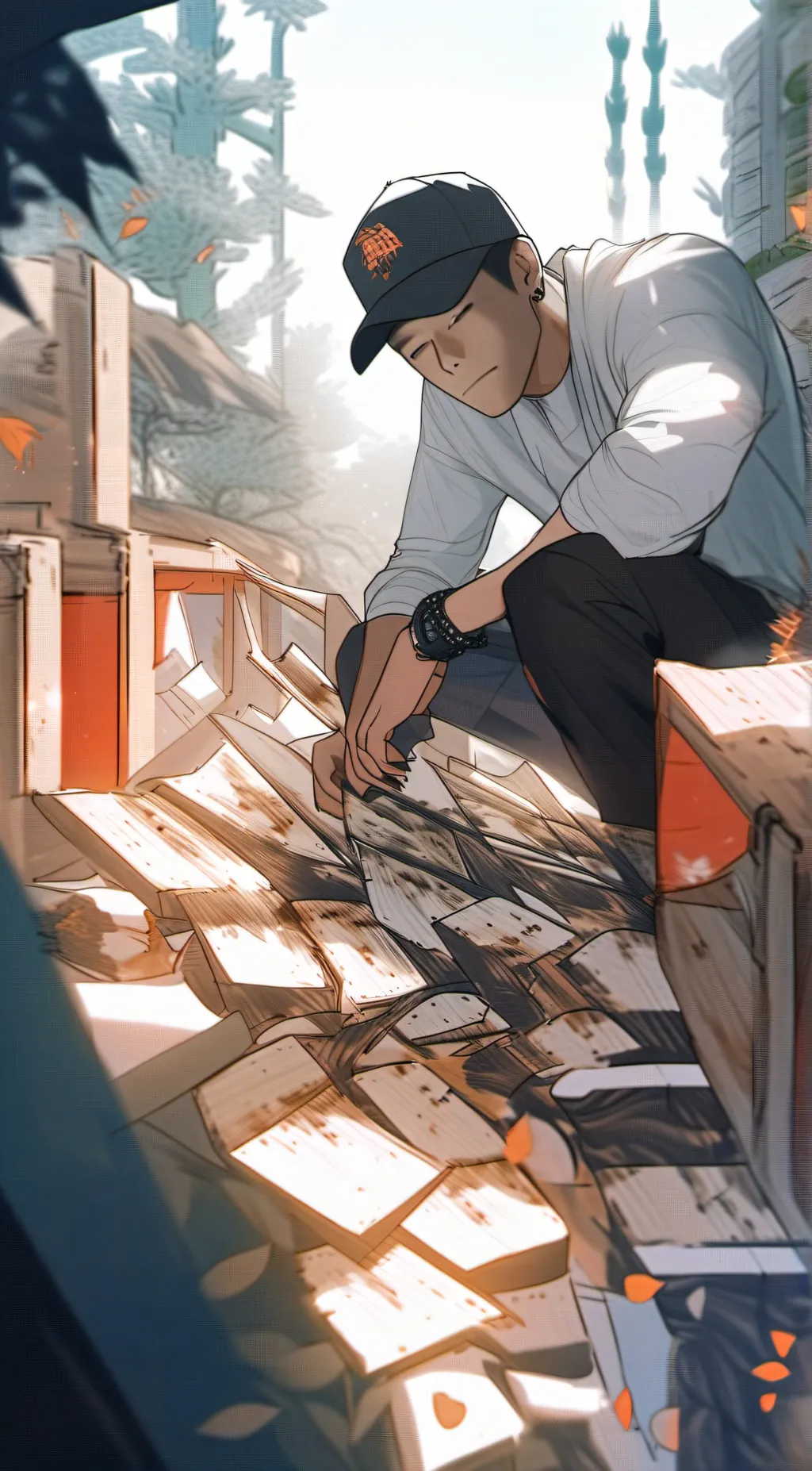 ai character: Luii  background