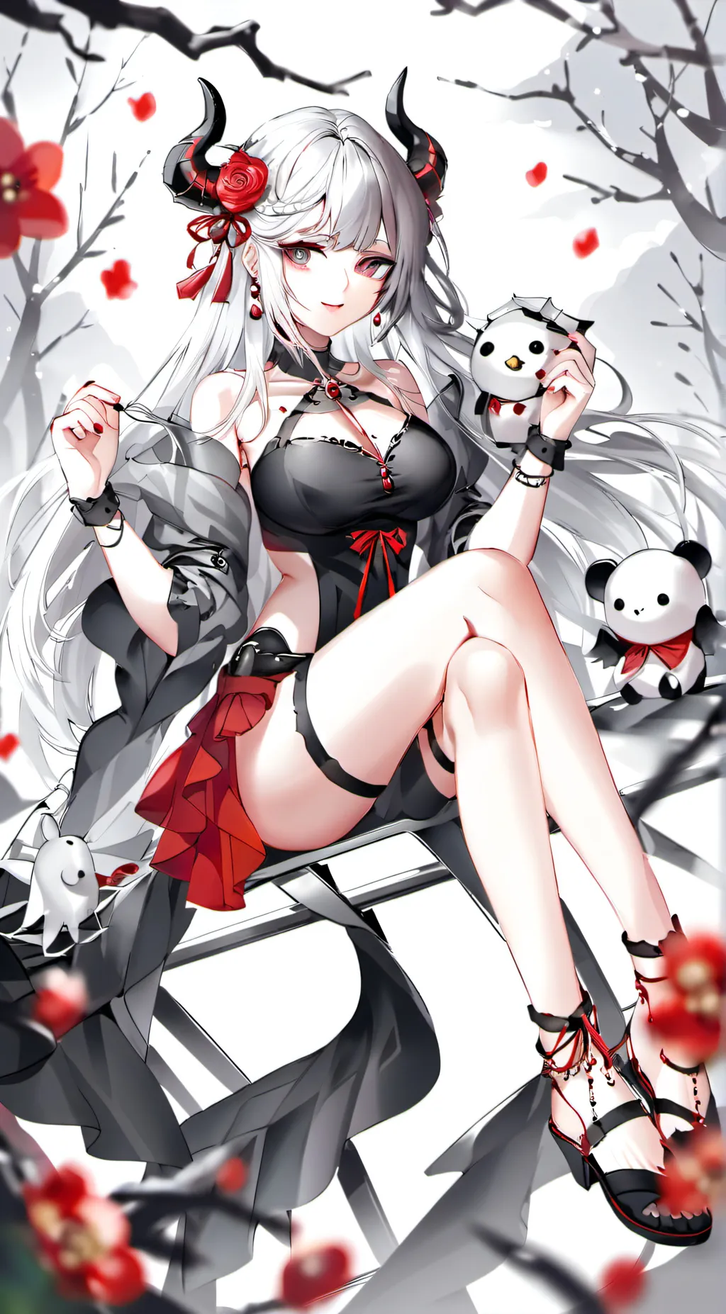 ai character: Luna background