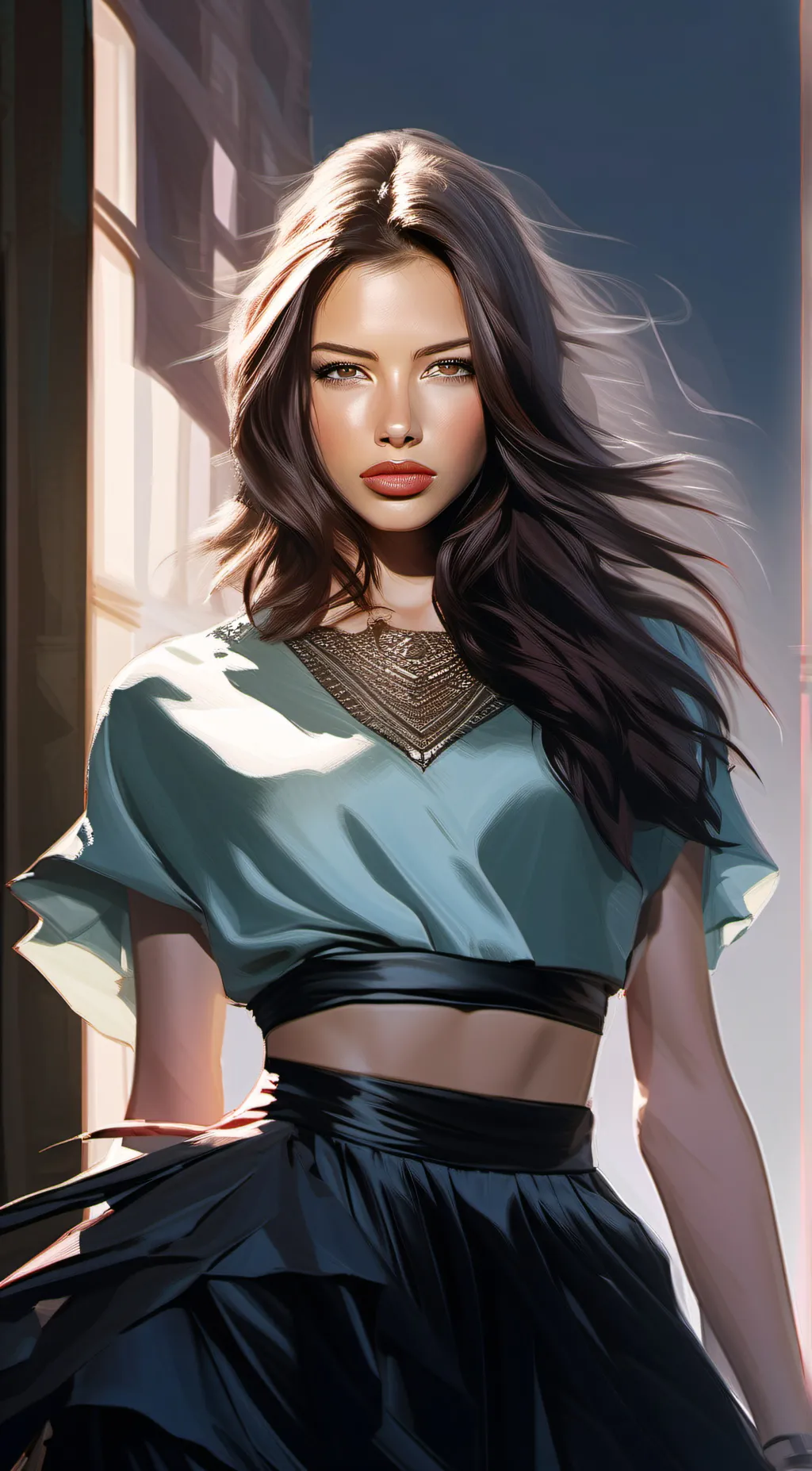 ai character: Ruby background