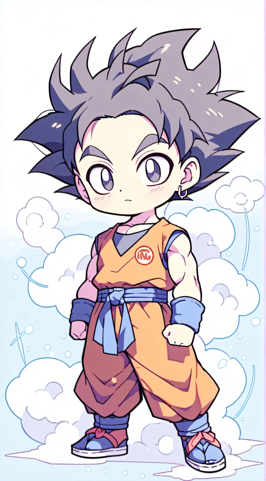 ai character: son goku background