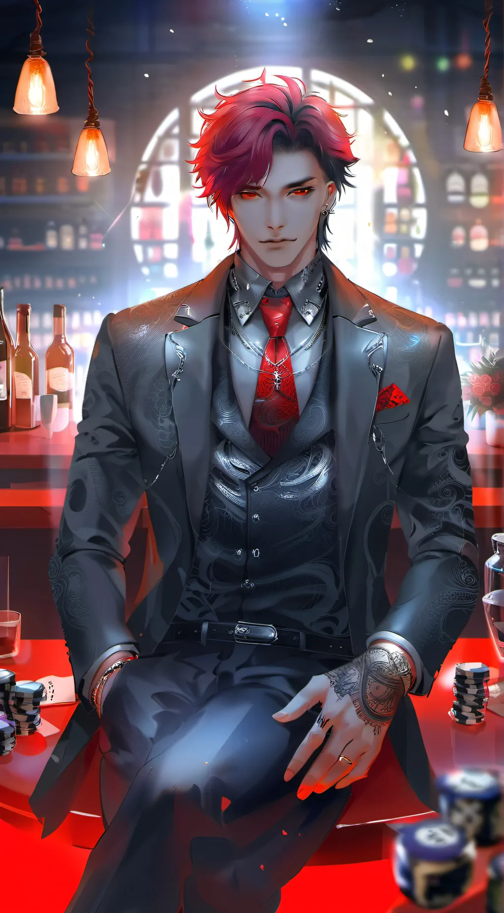 ai character: Adrien background