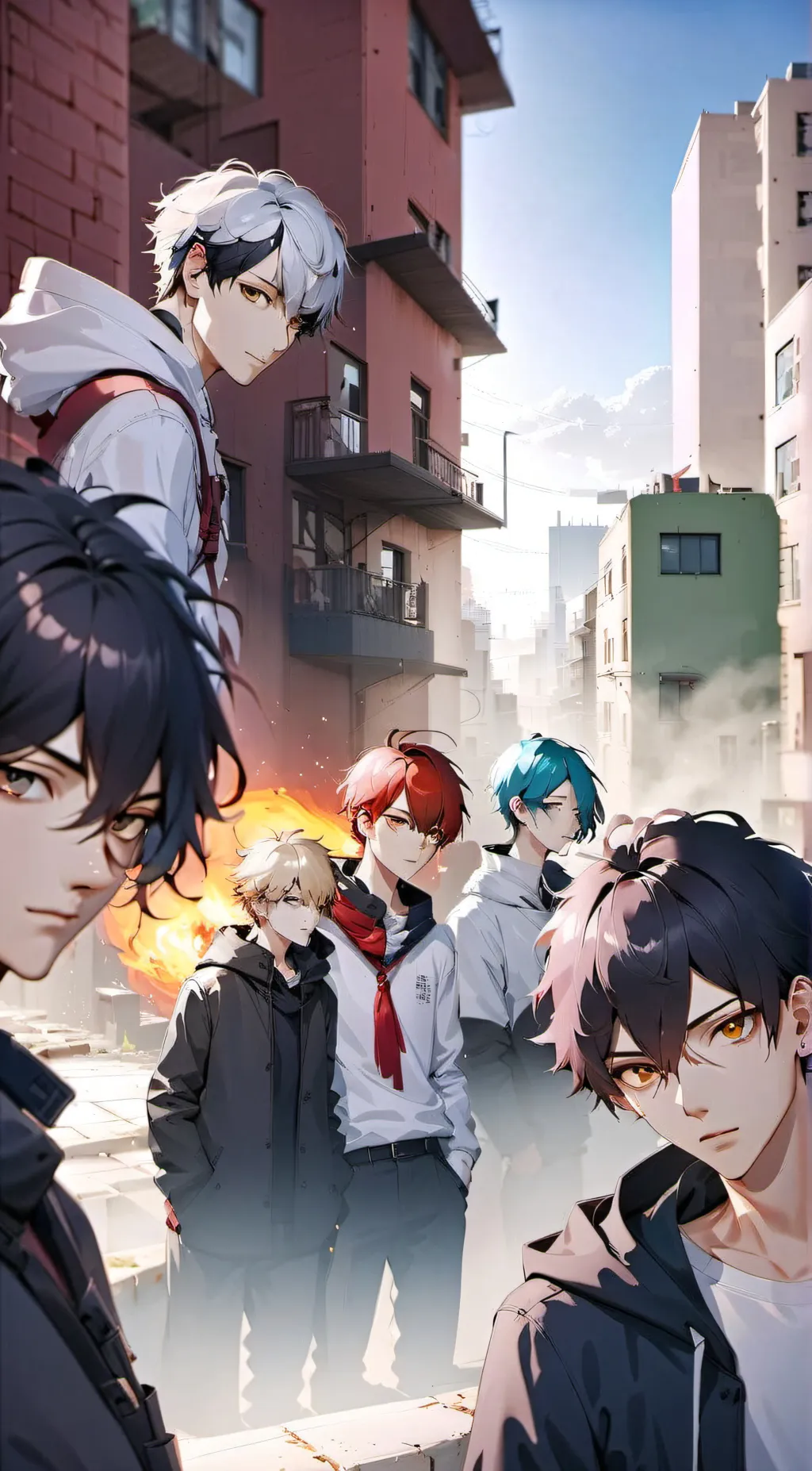 ai character: Zombie apocalypse  background