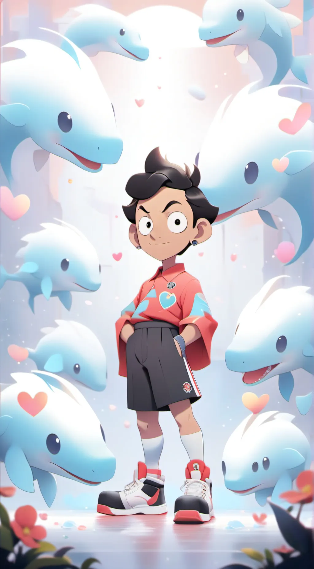 ai character: BEANNNNN background