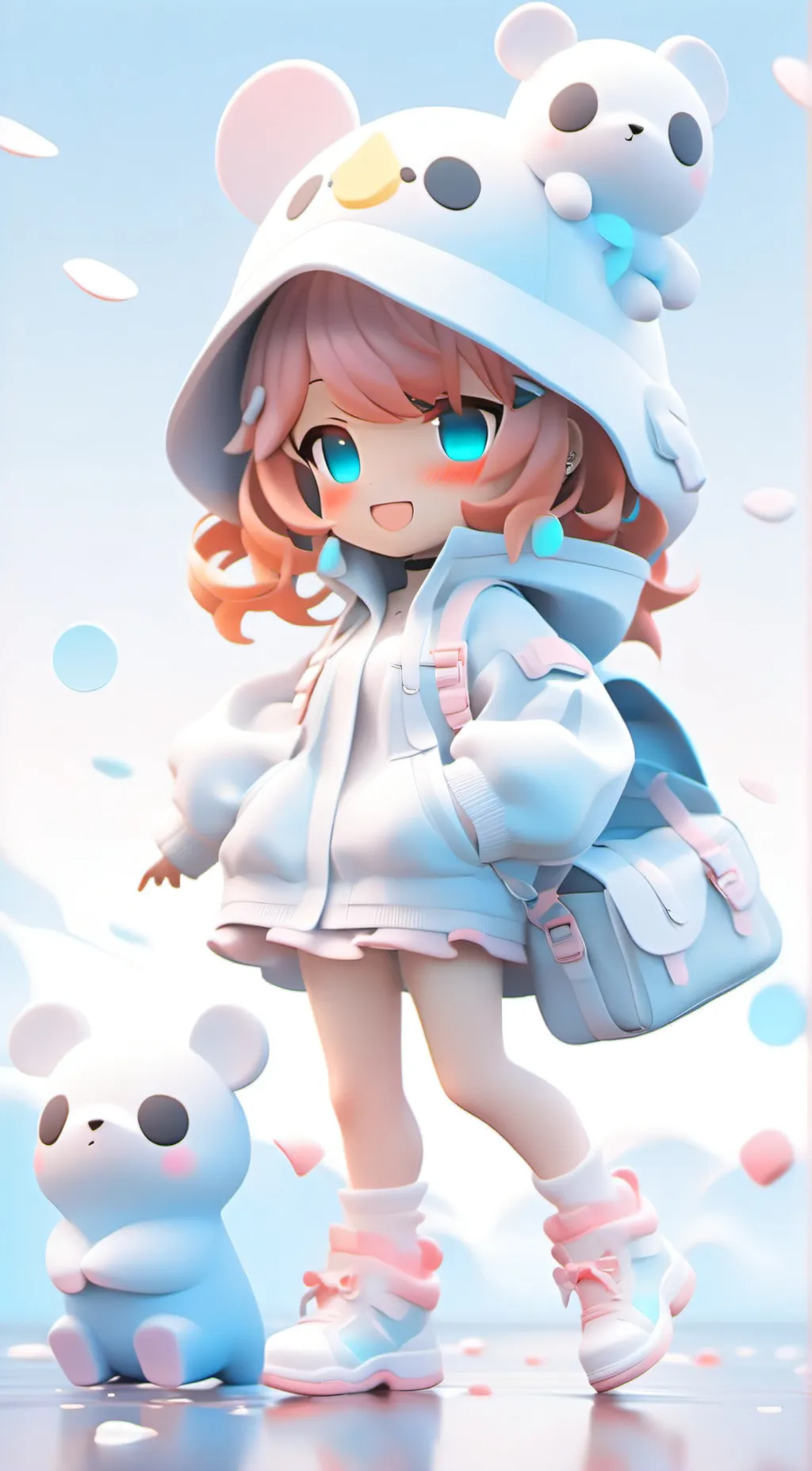 ai character: UwU for kora  background