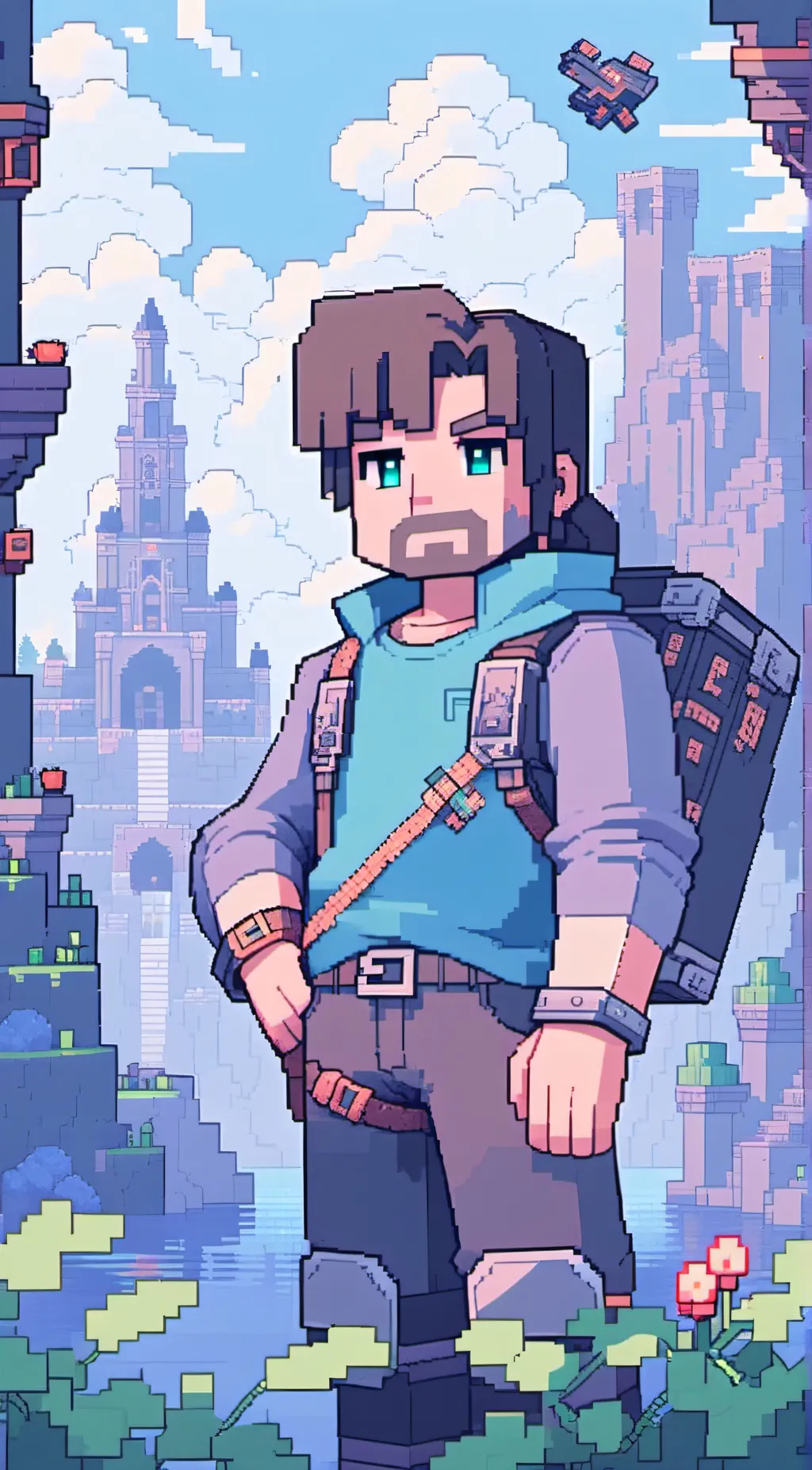 ai character: Steve background