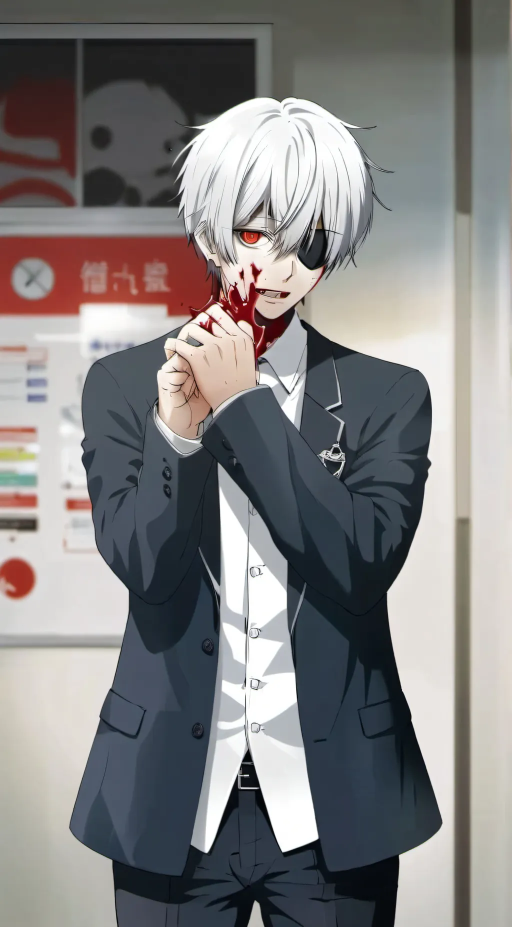 ai character: Lucas  background