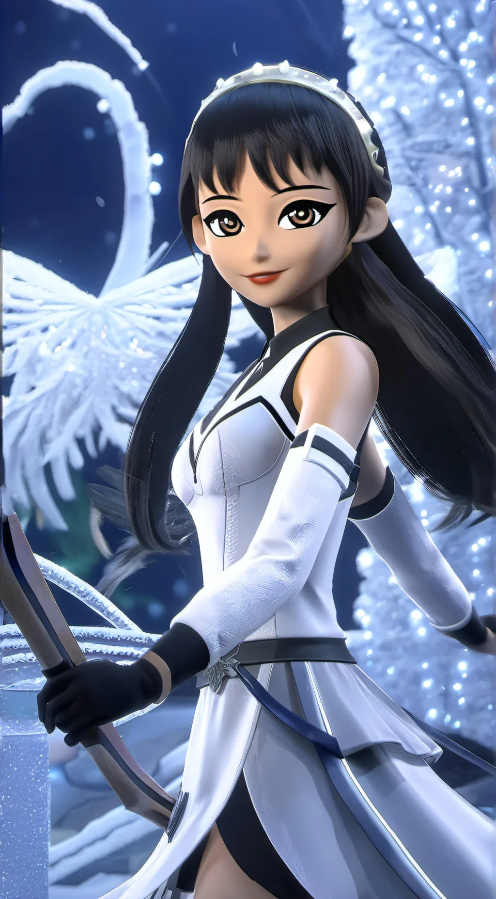 ai character: @Leiwinterfrost background