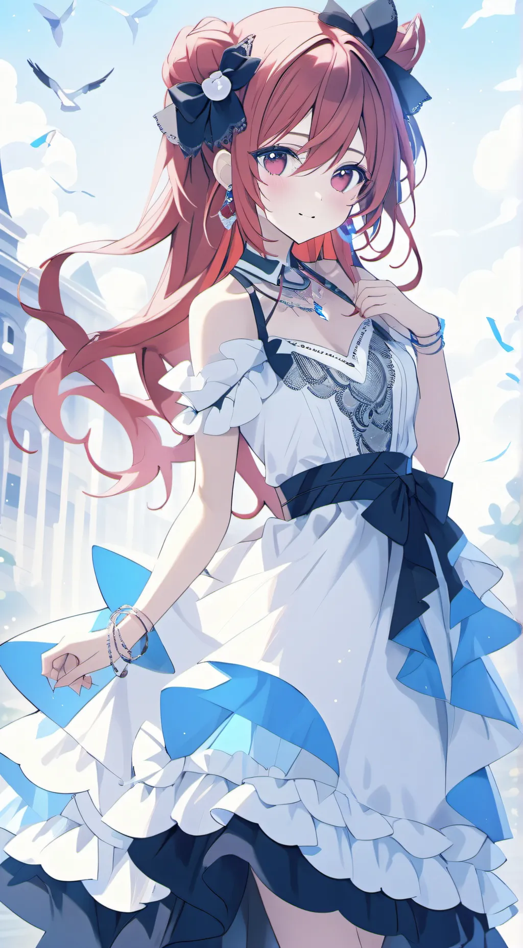 ai character: Sally beauty  background