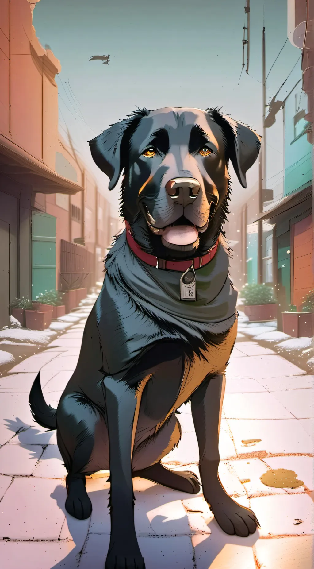 ai character: tucker  background