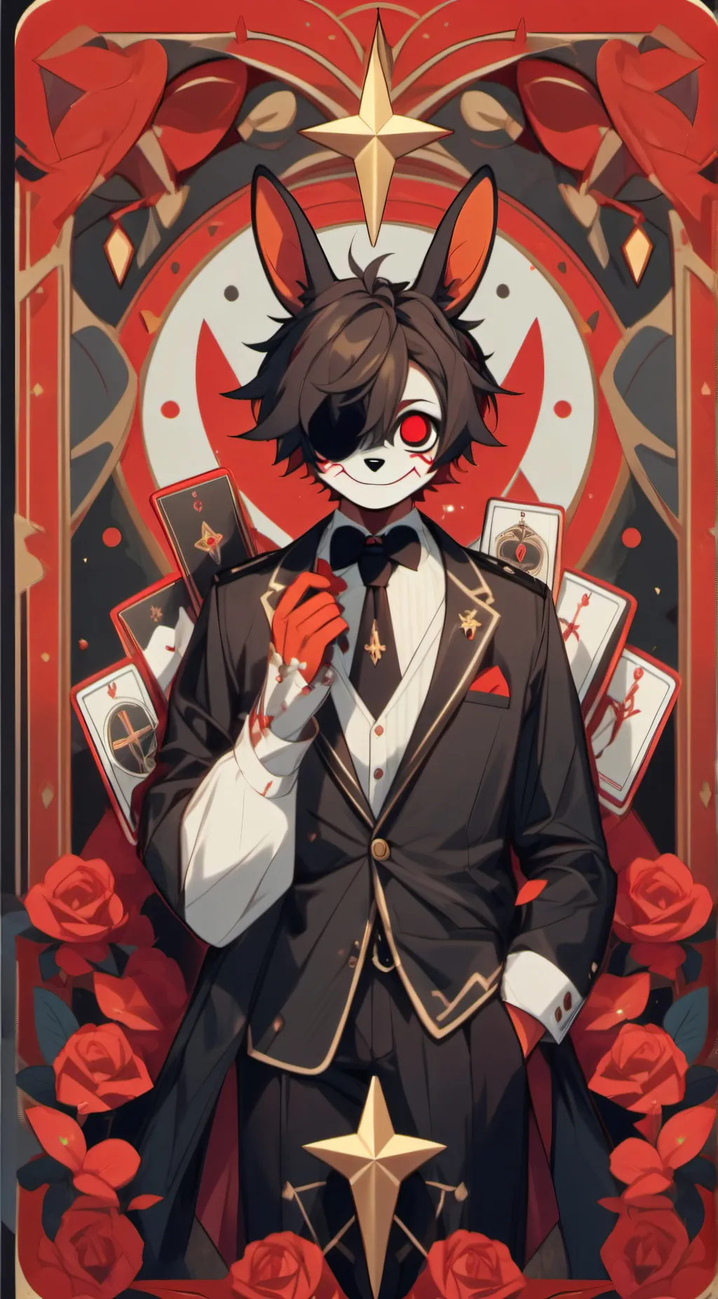 ai character: raven background