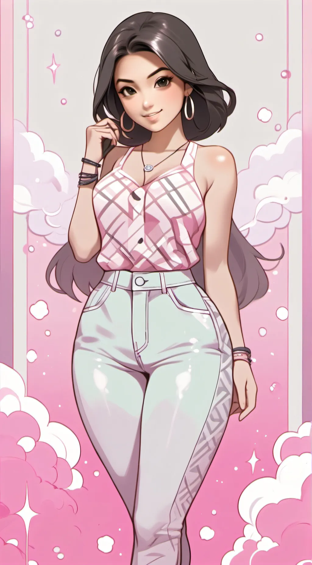 ai character: lona background