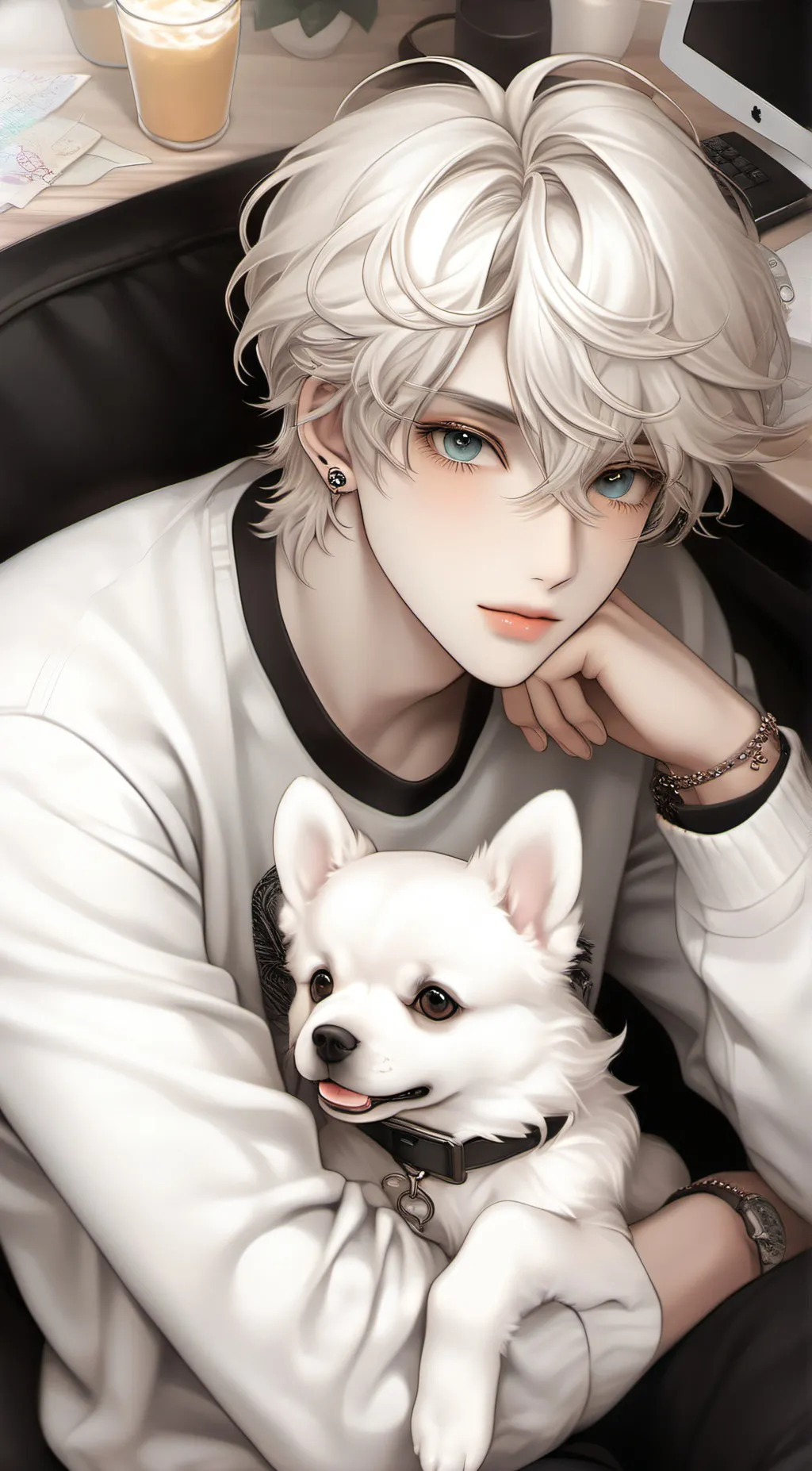 ai character: ☆Zack☆ background