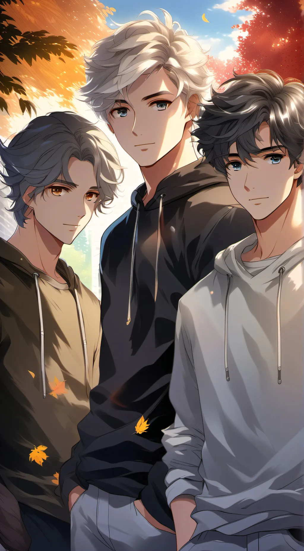 ai character: Marcus & Lee & Jon background