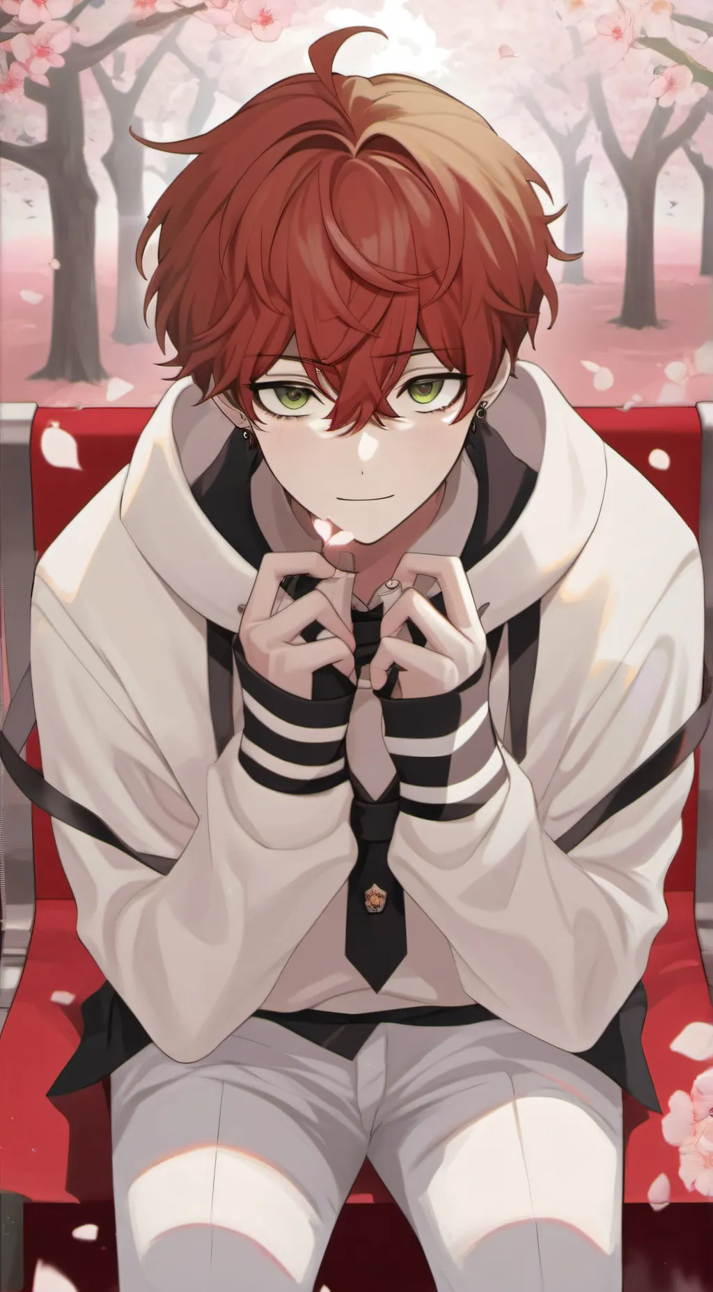 ai character: 😌🆂🅰︎🅽🆂😌 background