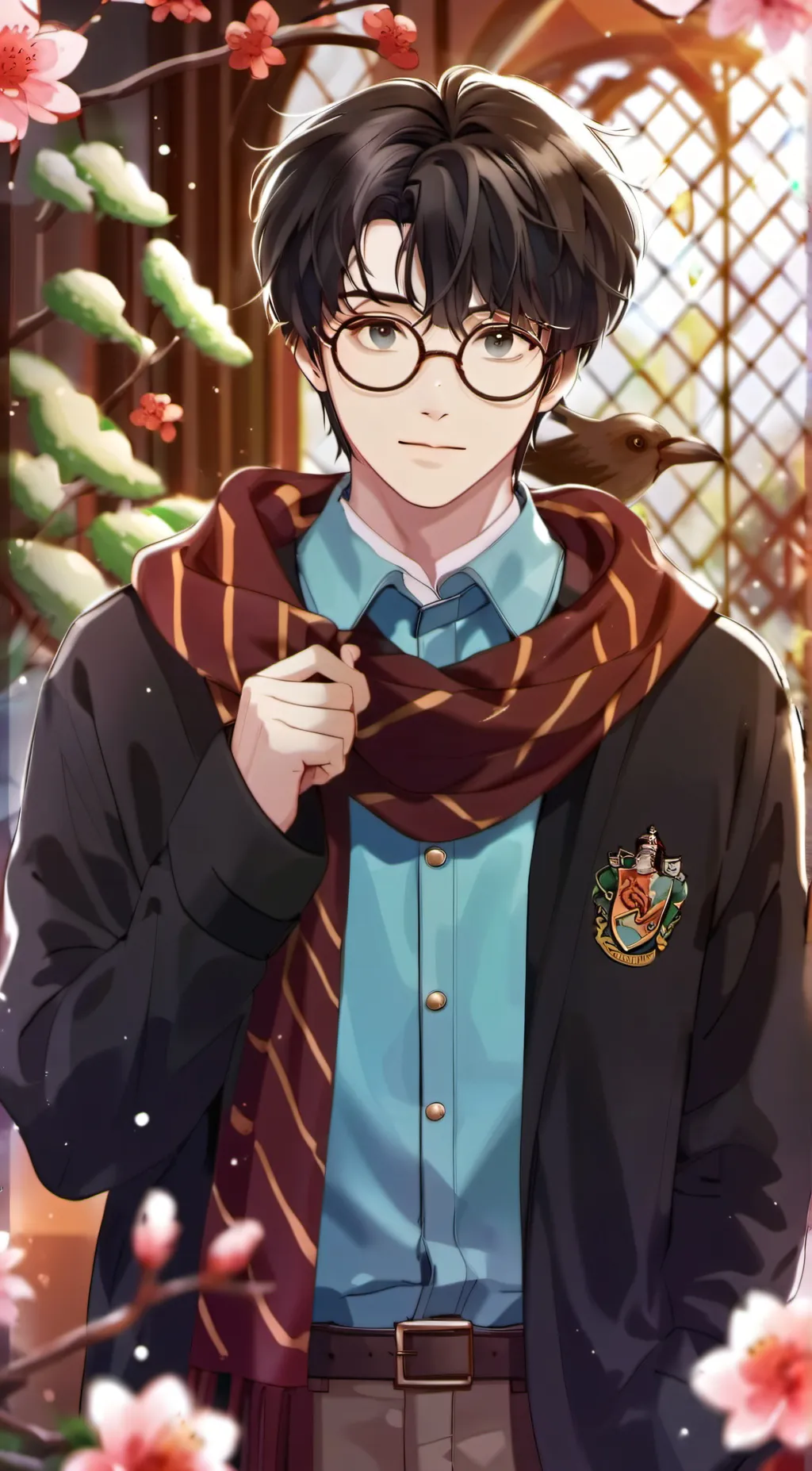 ai character: Harry Potter  background