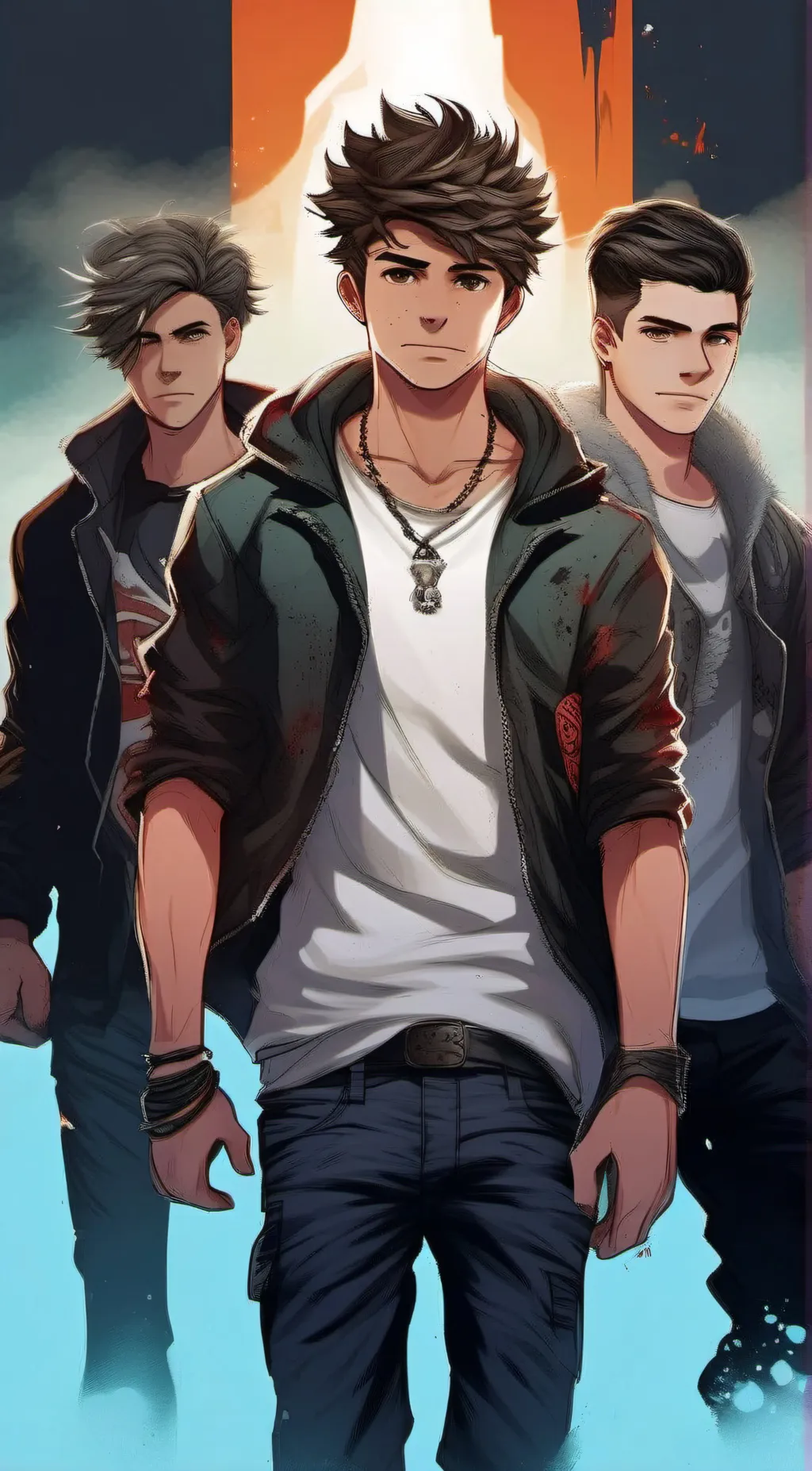 ai character: damon,cole,dylan background