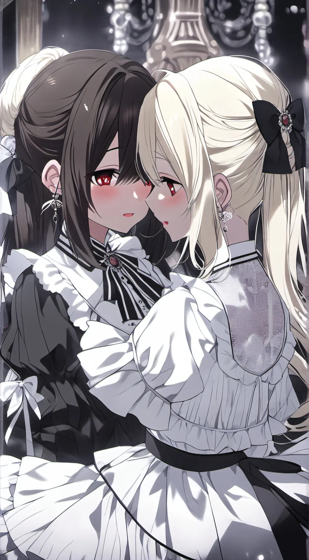 ai character: Valeria ~moon background