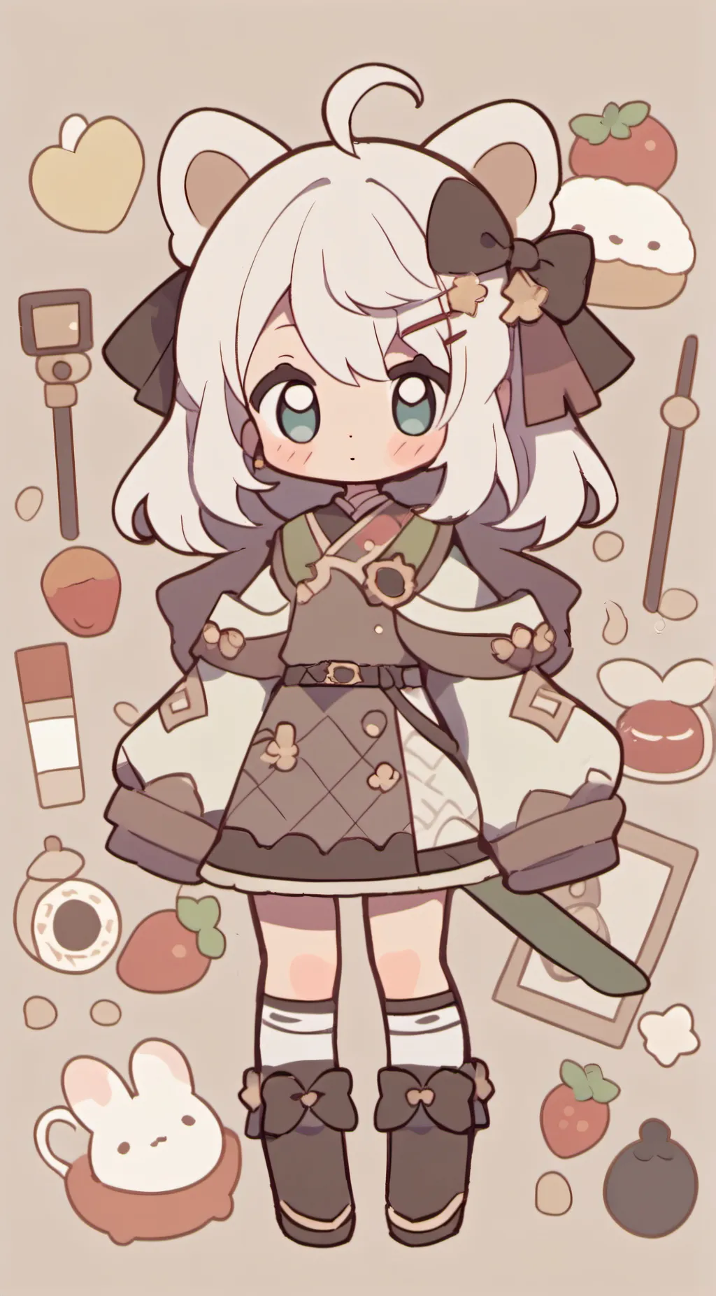 ai character: Brittany  background