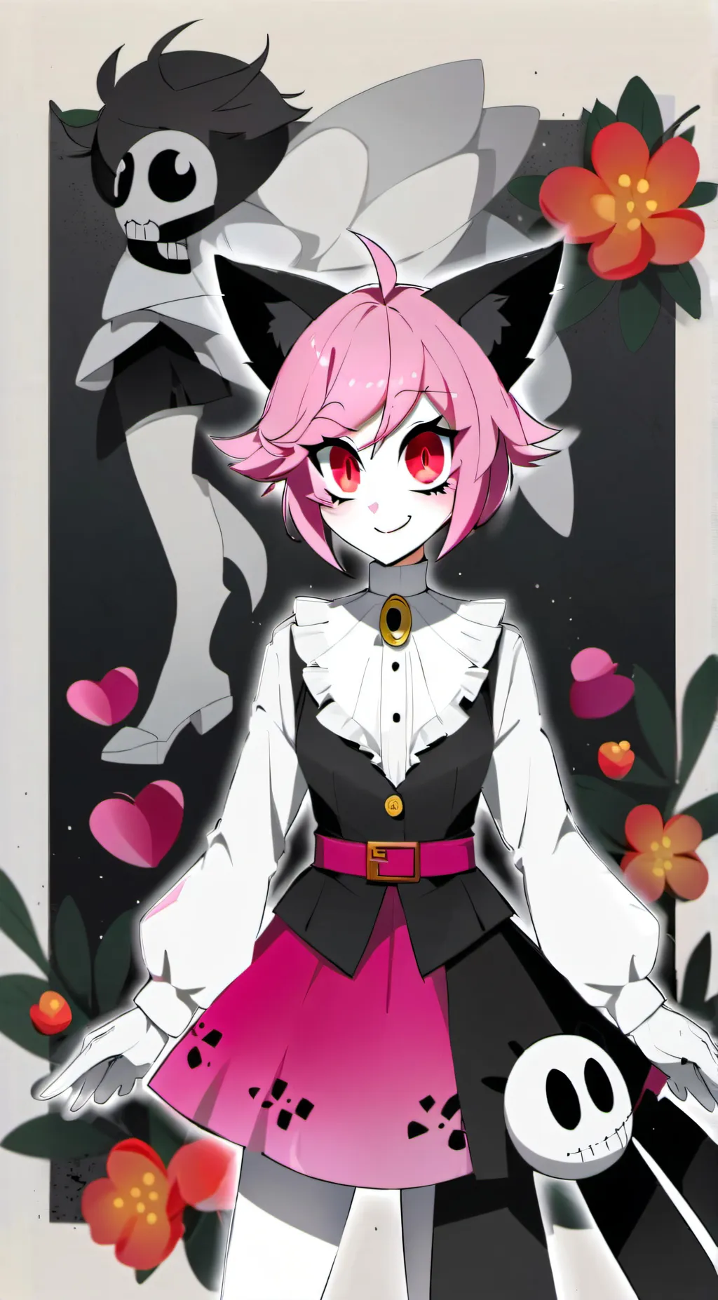 ai character: Autumn  background