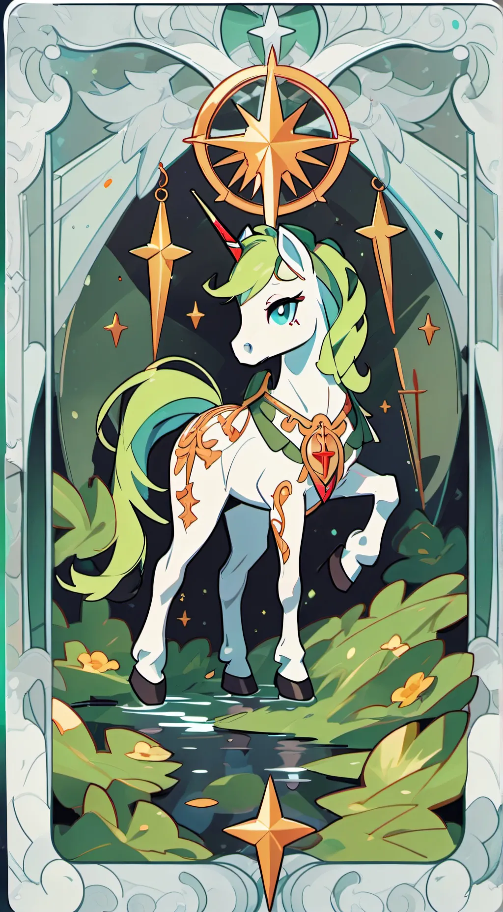 ai character: cherry pie background