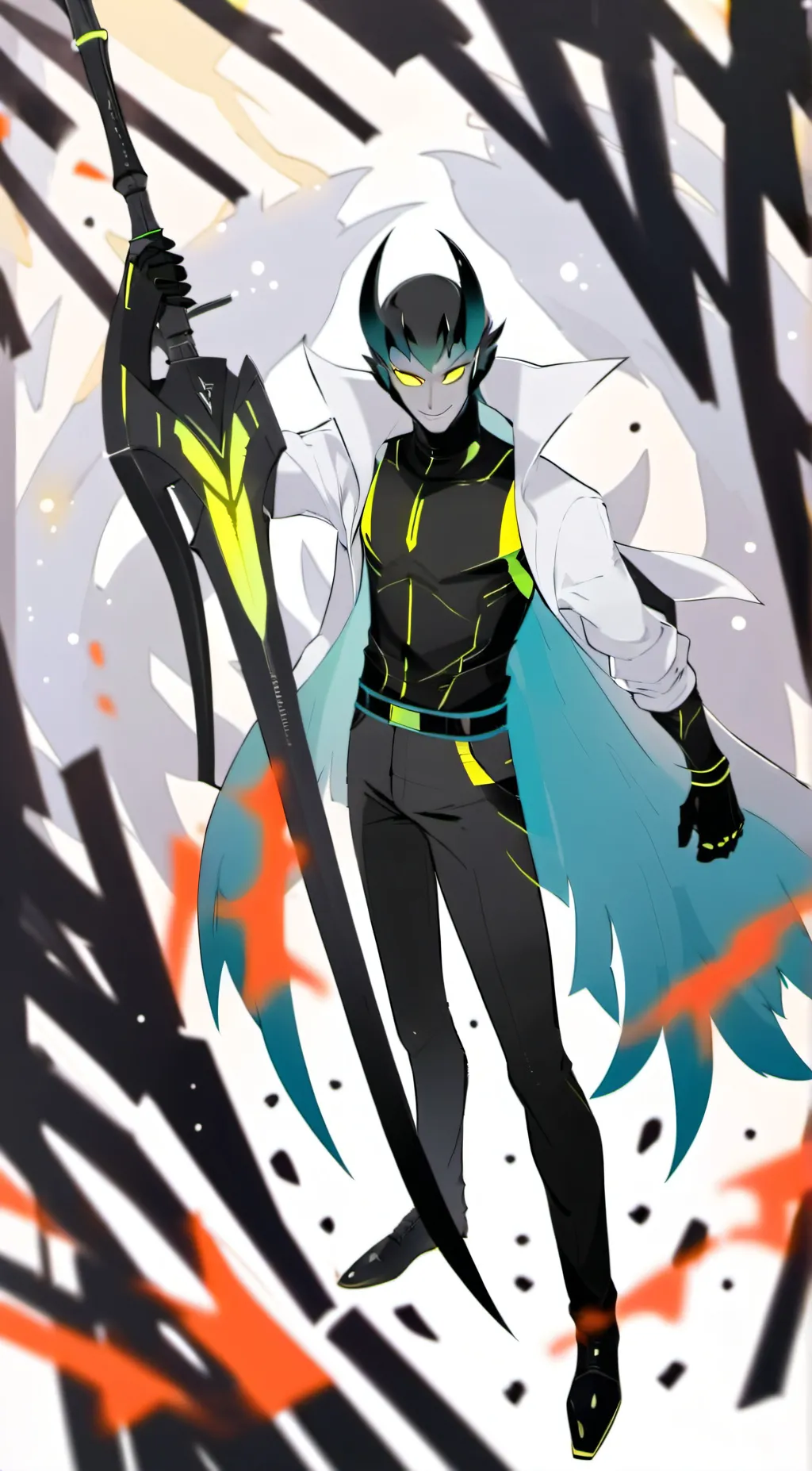 ai character: Zestial morde  background