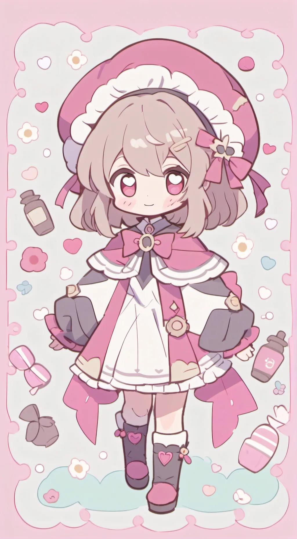 ai character: Hinami background