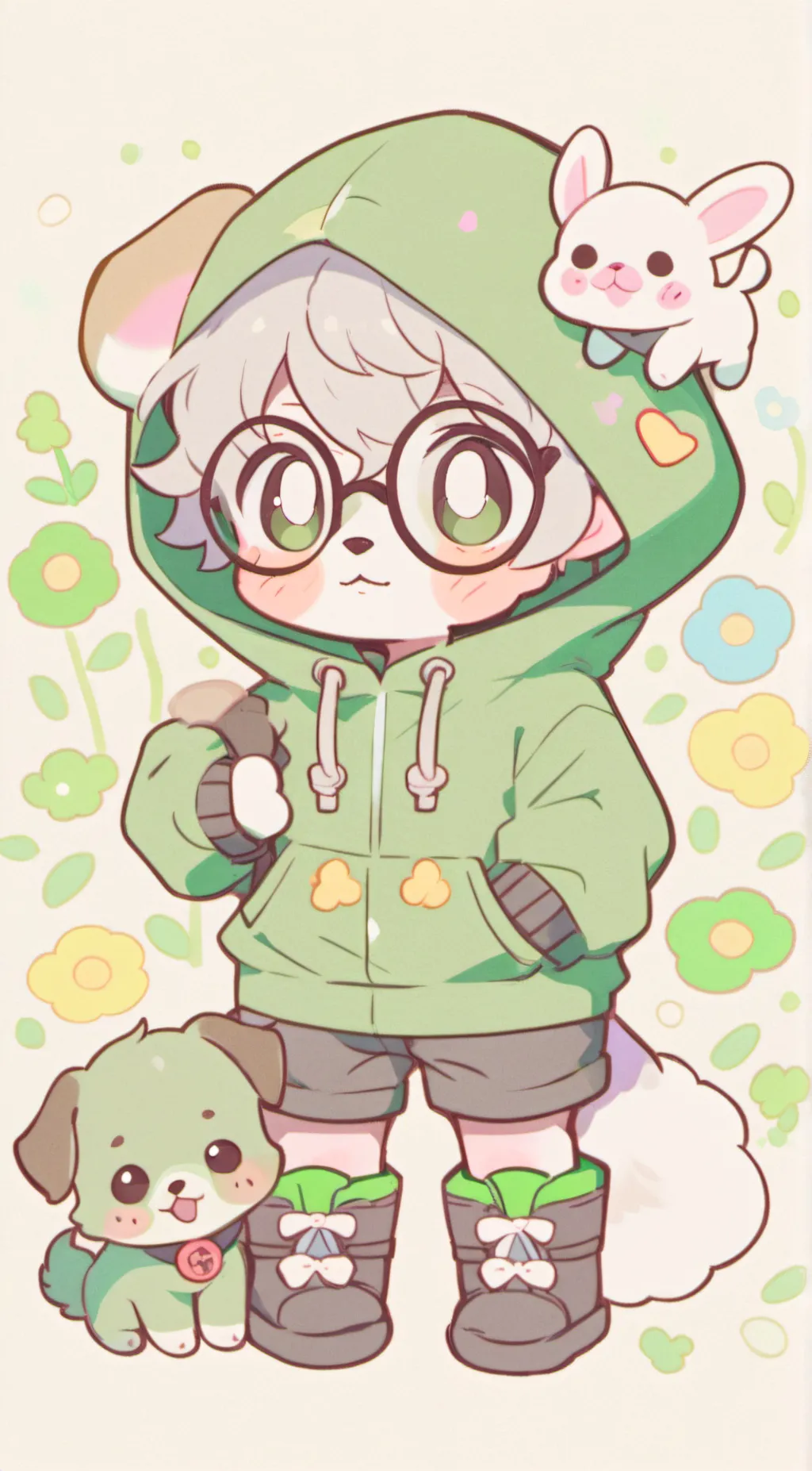 ai character: Leon  background