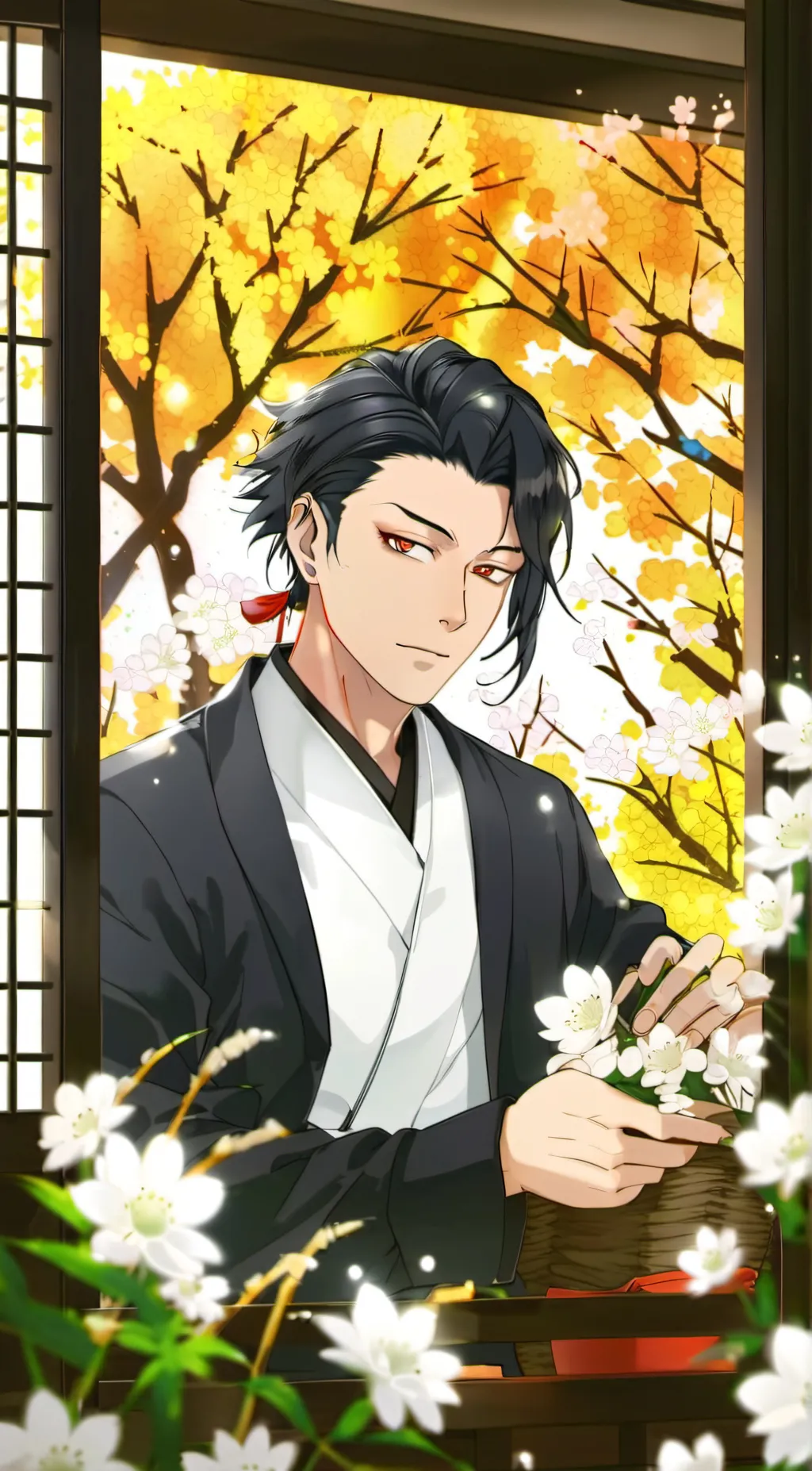 ai character: Shinji background