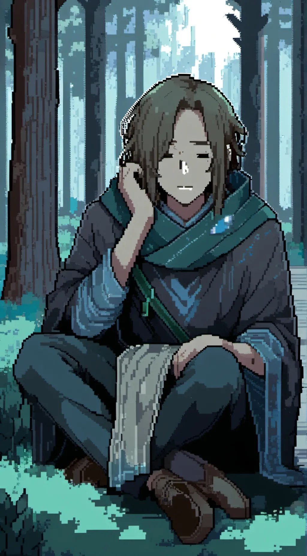 ai character: Monty  background