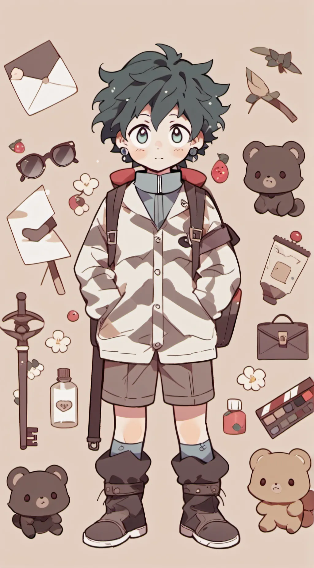 ai character: Mha background