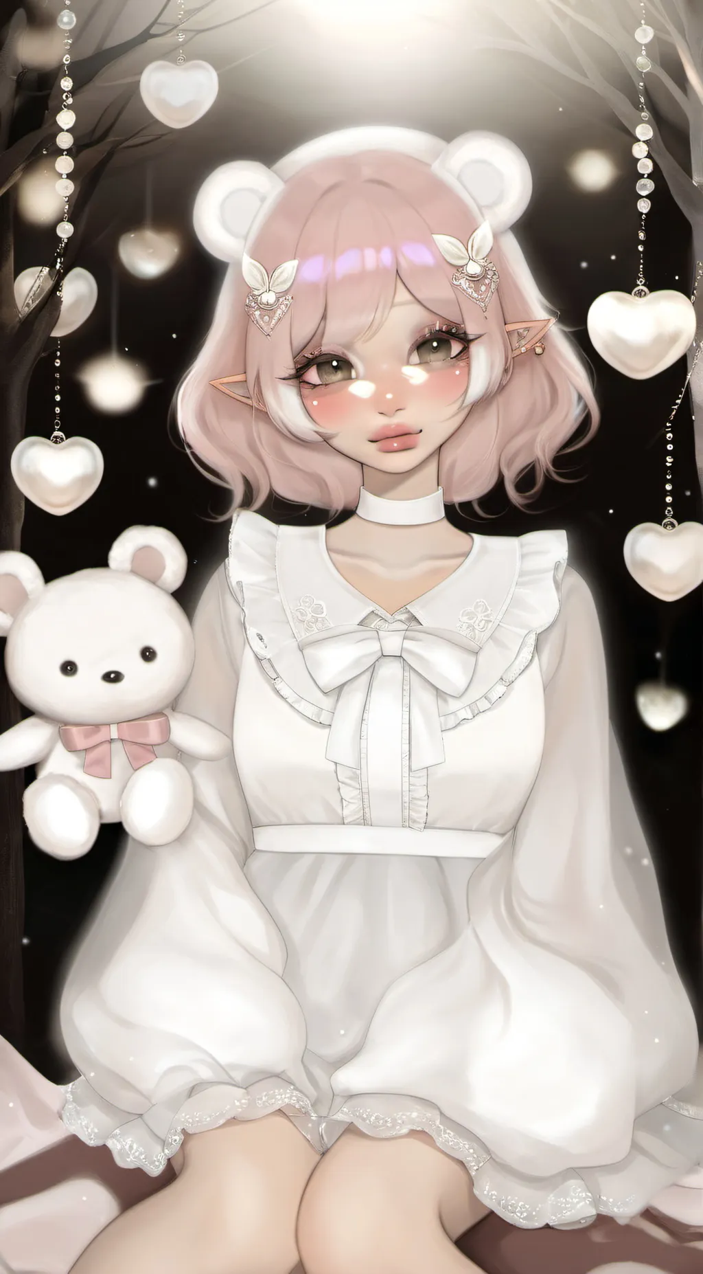 ai character: Luna background