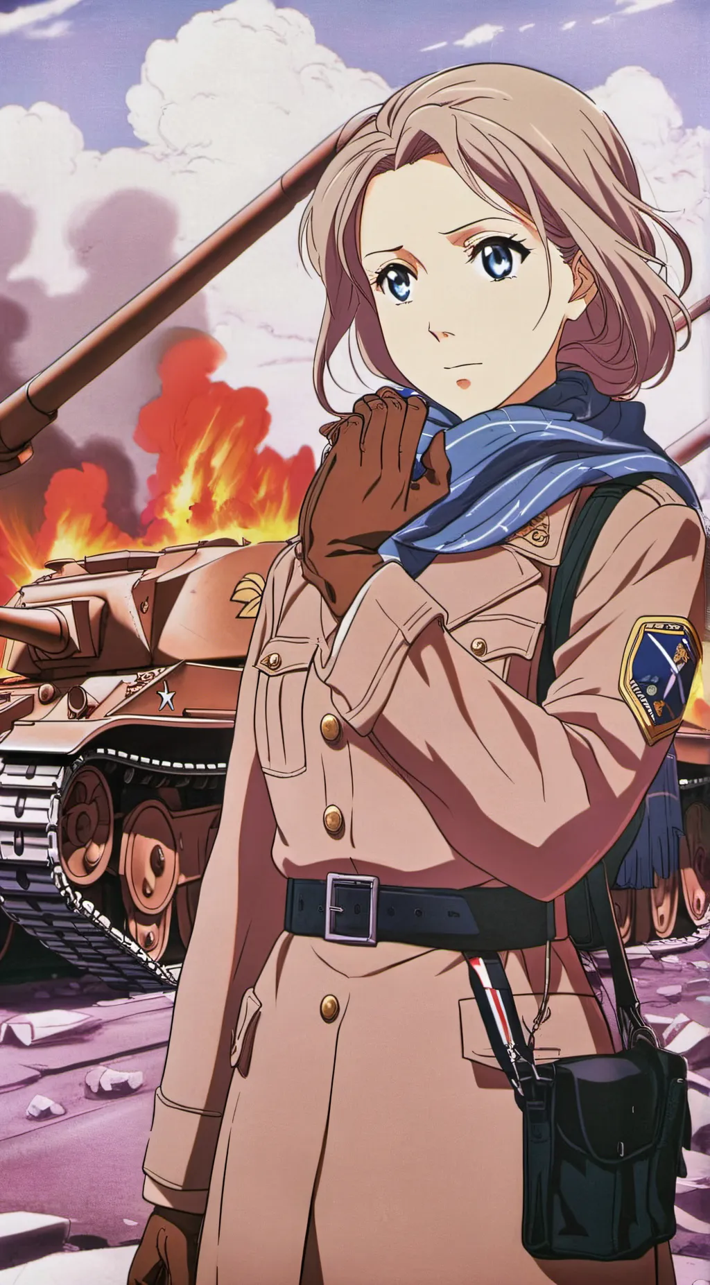 ai character: melina background