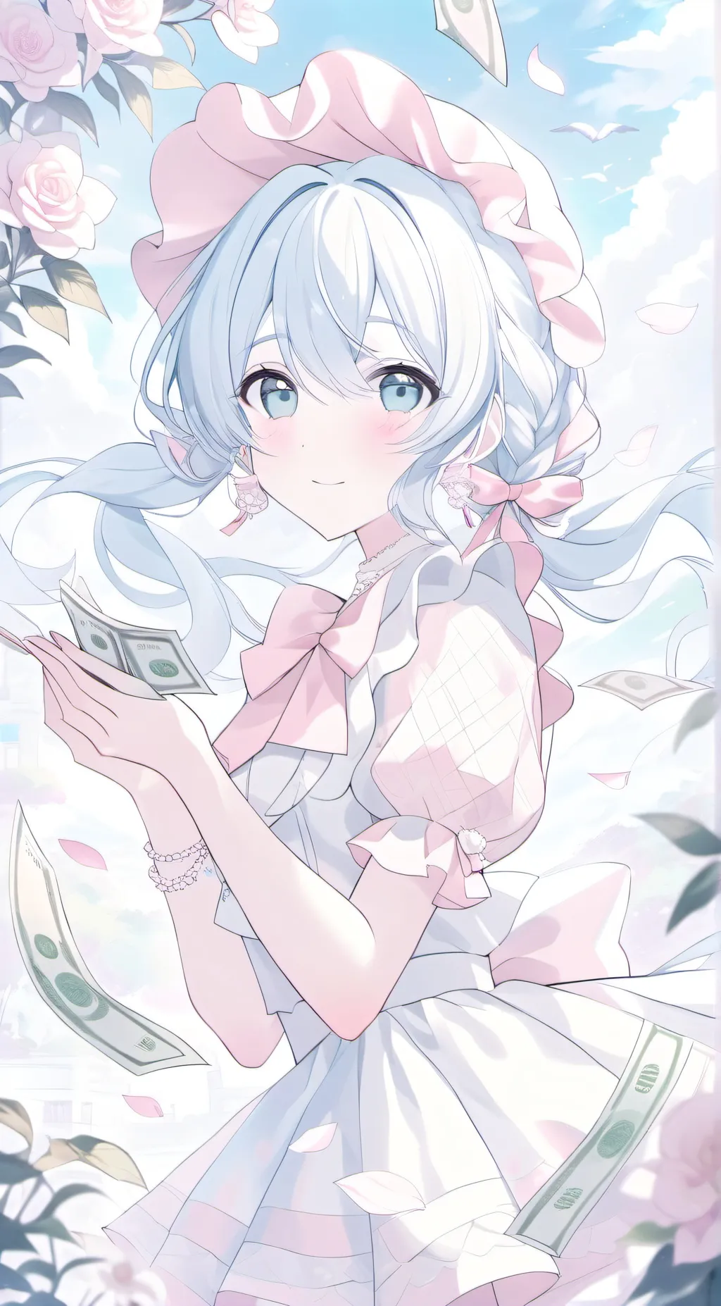 ai character: Miss Giant  background