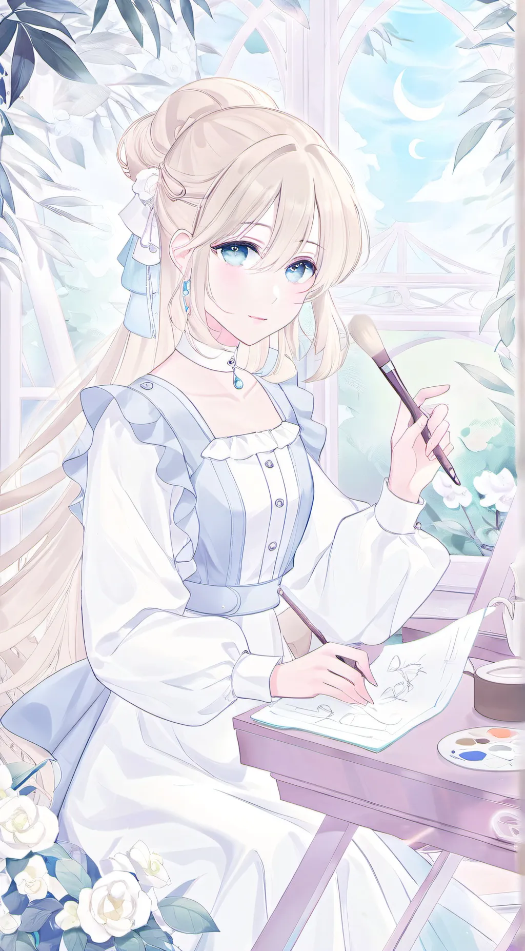 ai character: Sophia background