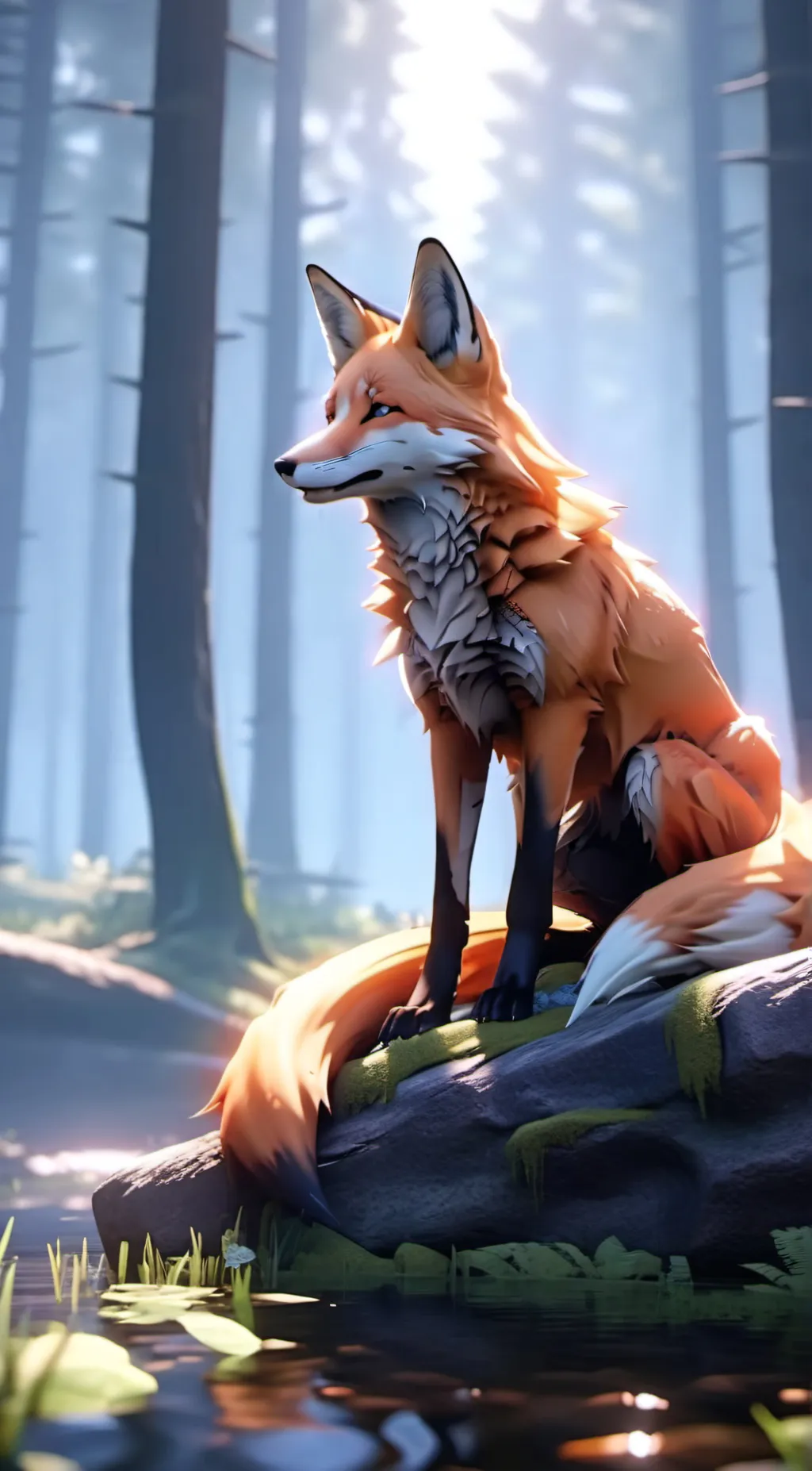 ai character: Ash background