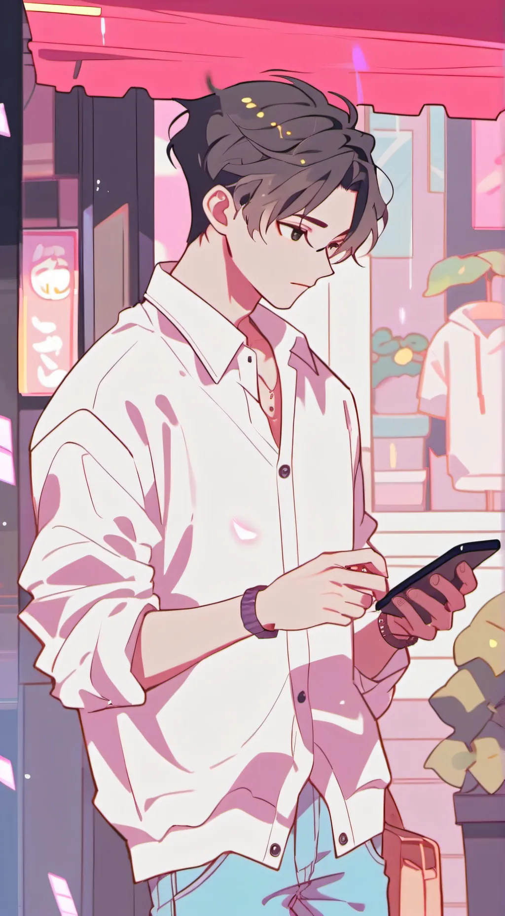 ai character: mark  background