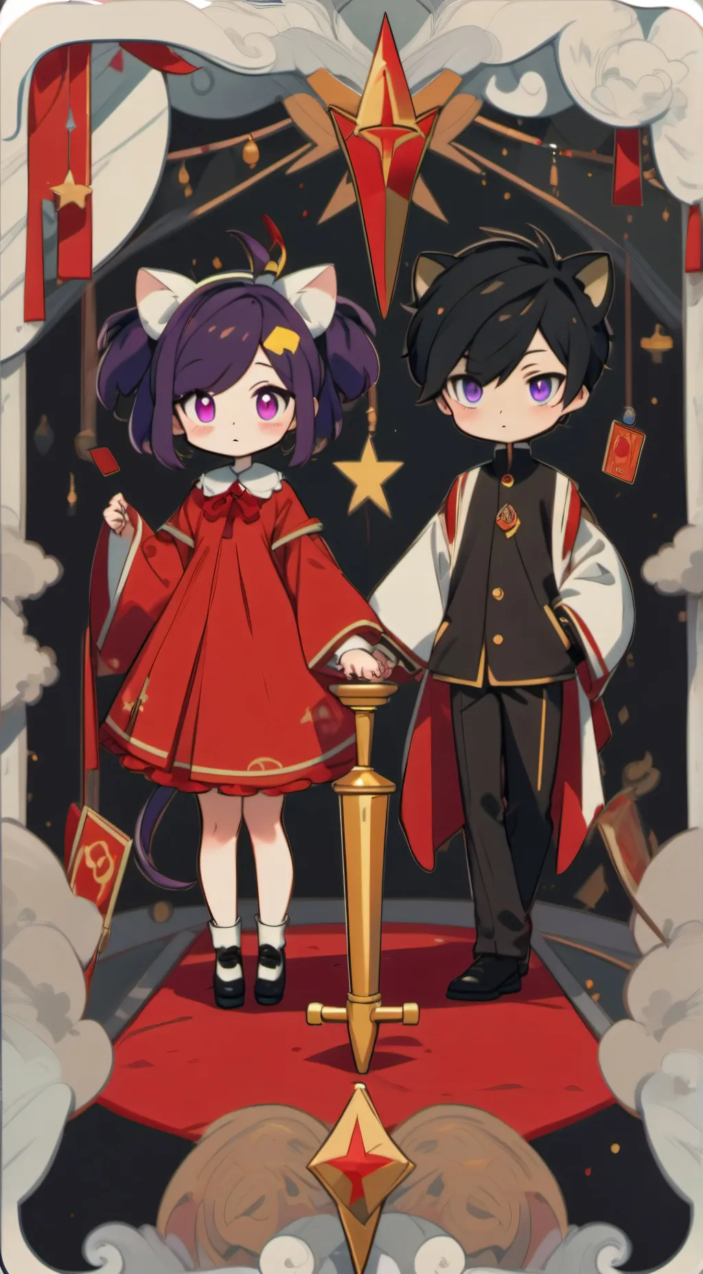 ai character: Moonlight X Damien background