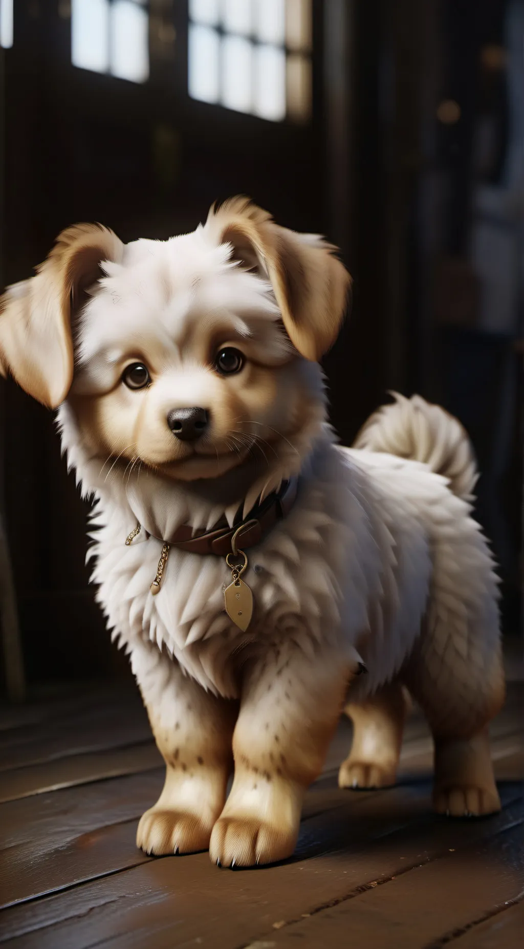 ai character: Girl Puppy background