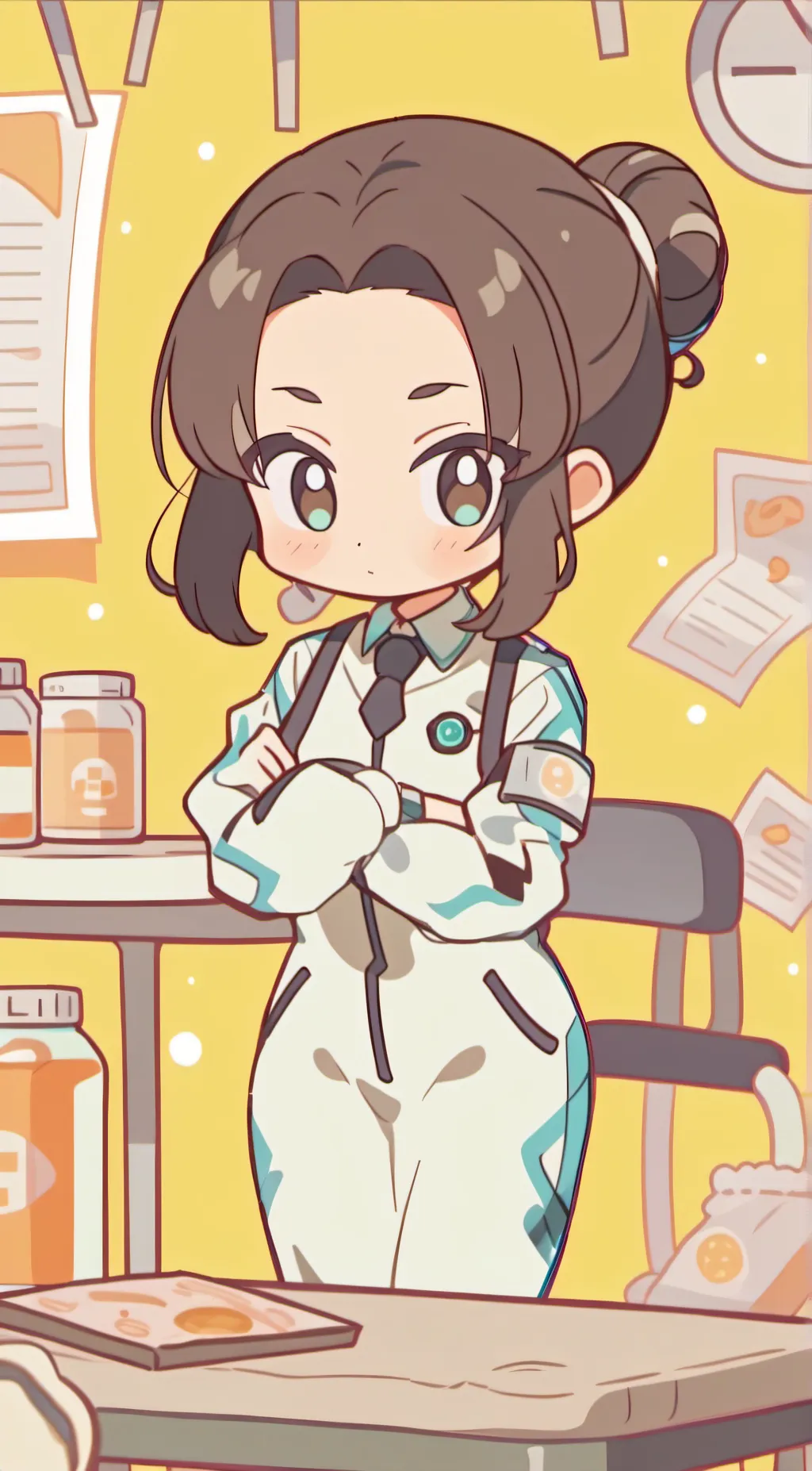 ai character: Micku  background