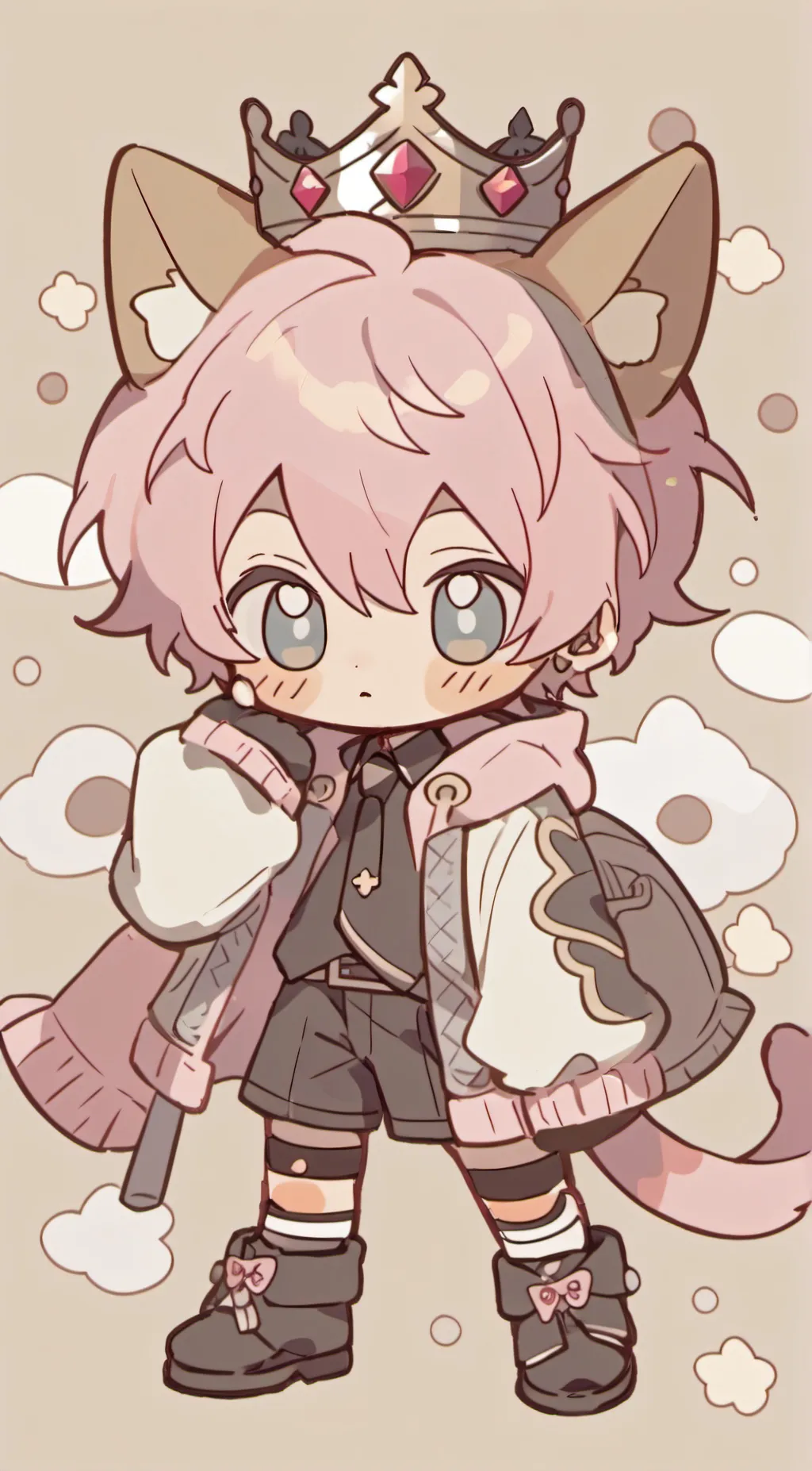 ai character: Tomoshi background