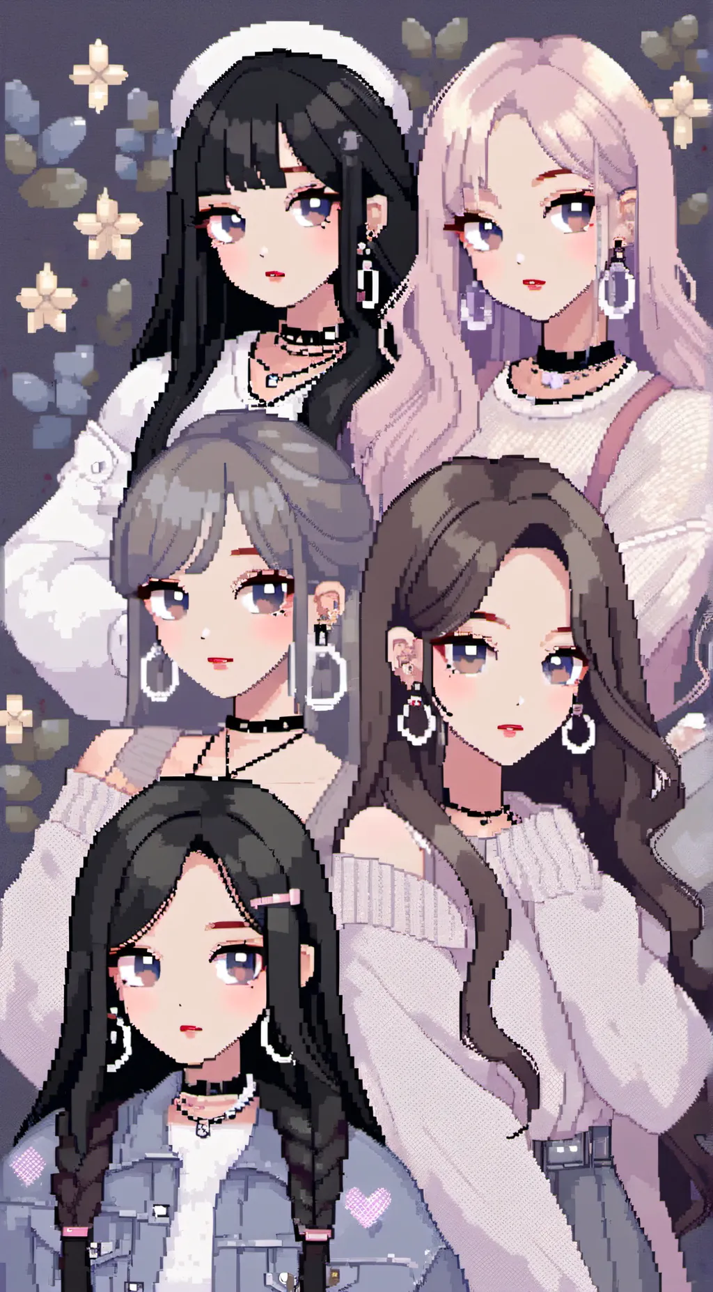 ai character: Blackpink members background