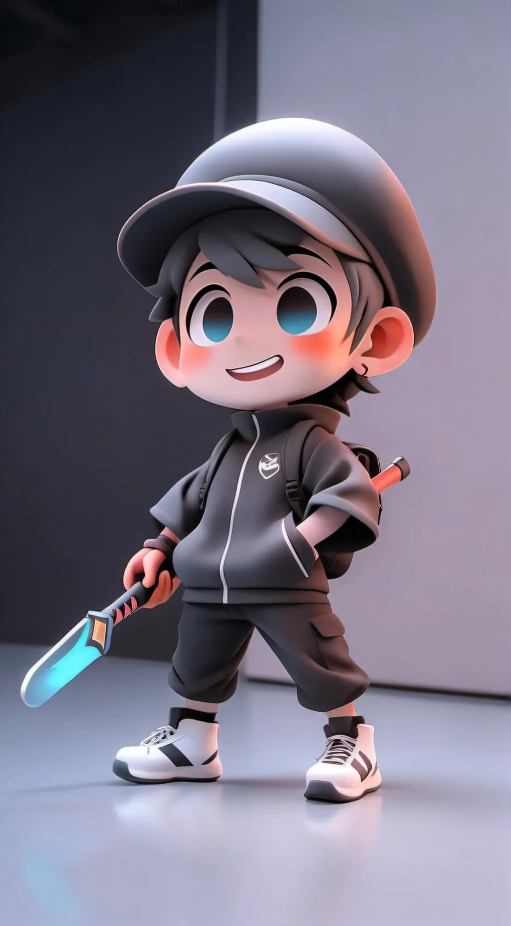 ai character: 40+ followers!!!! background