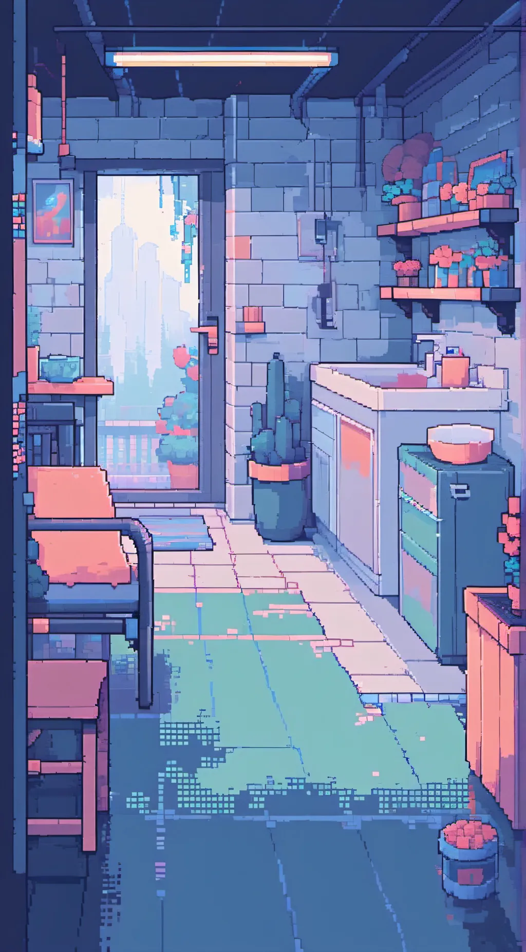 ai character: the end background