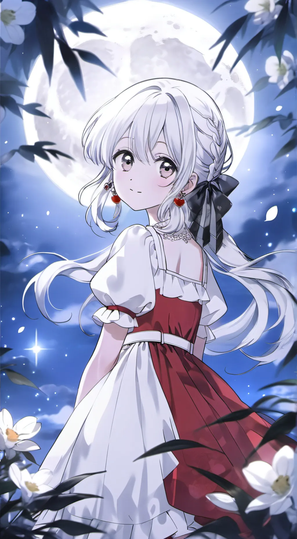 ai character: girl background