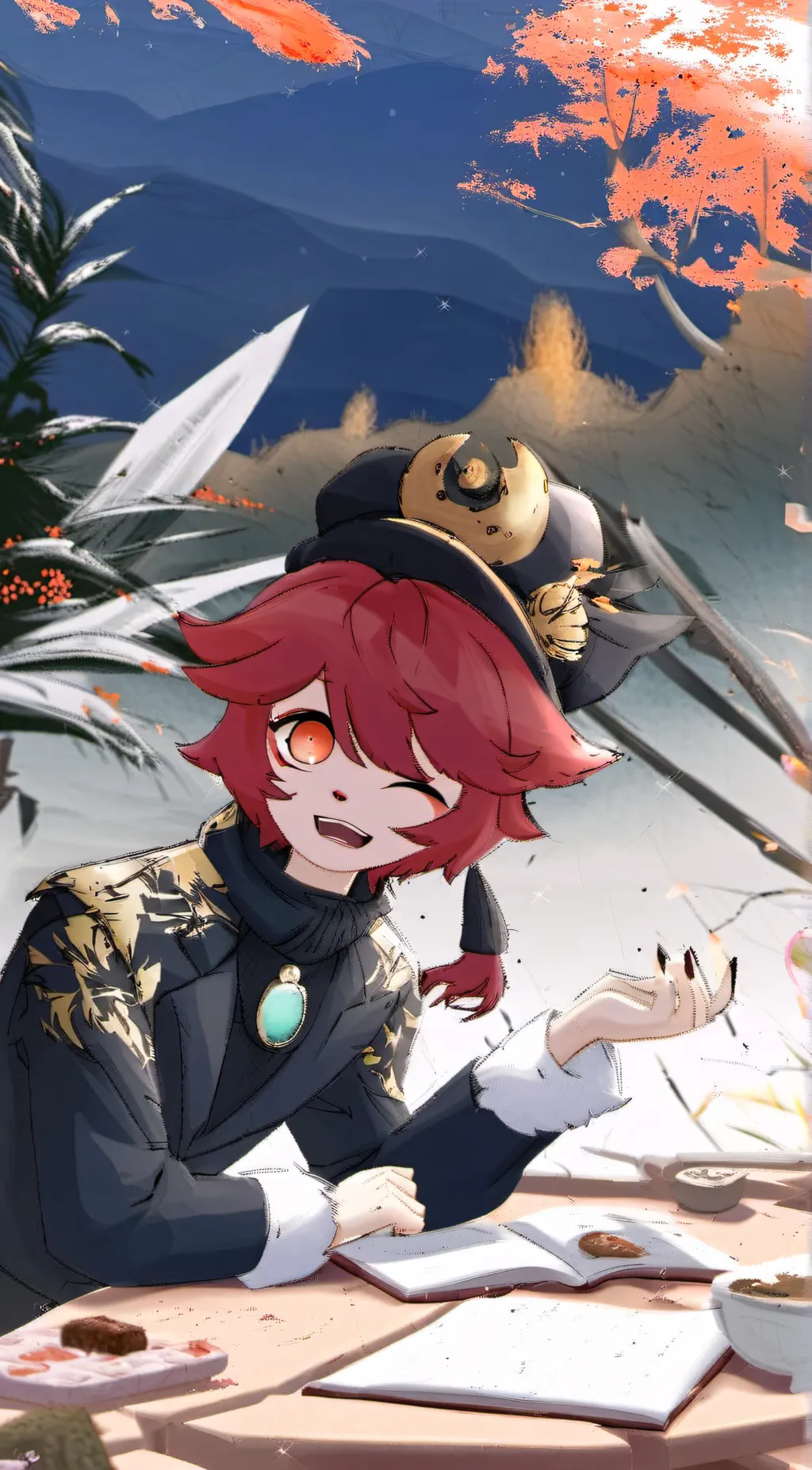 ai character: ㊙KAMASAGI㊗ background