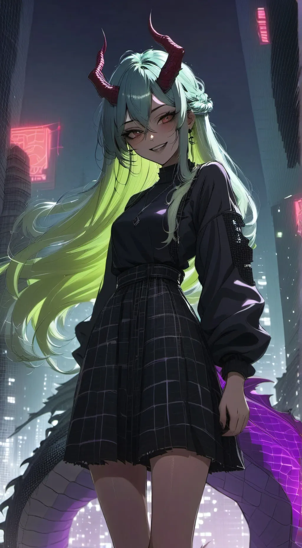 ai character: Mint background