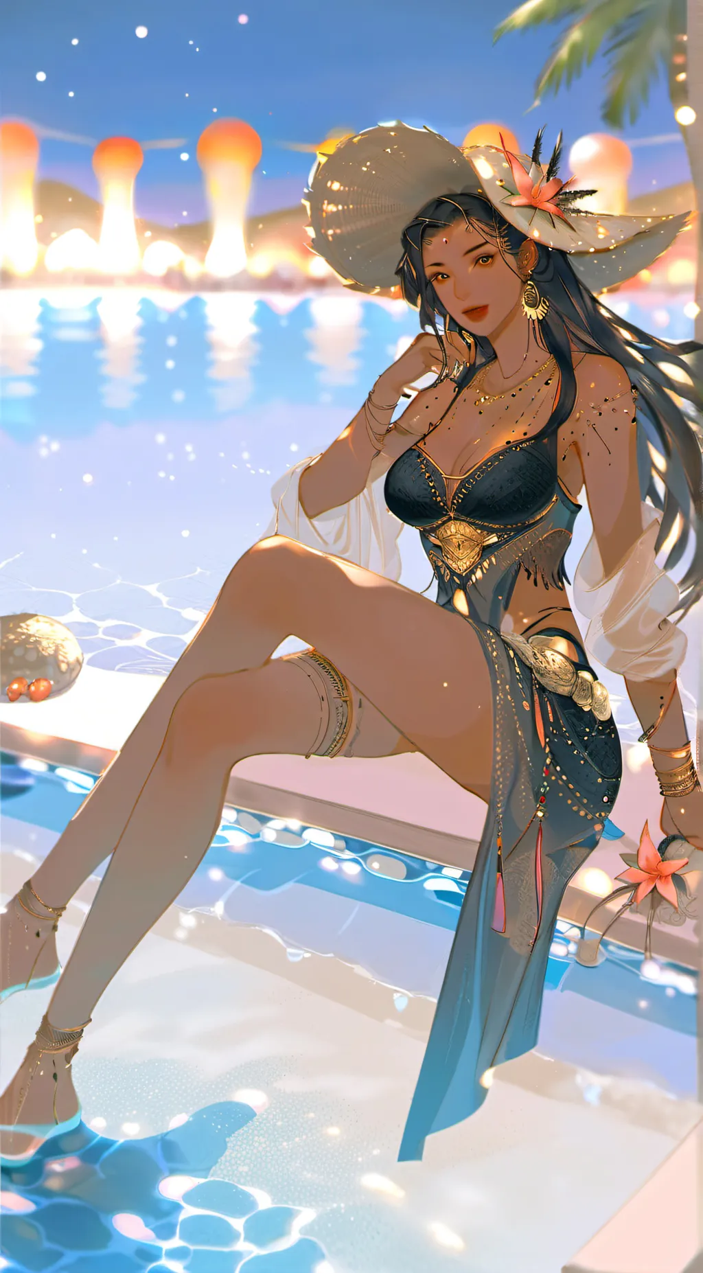 ai character: lily background