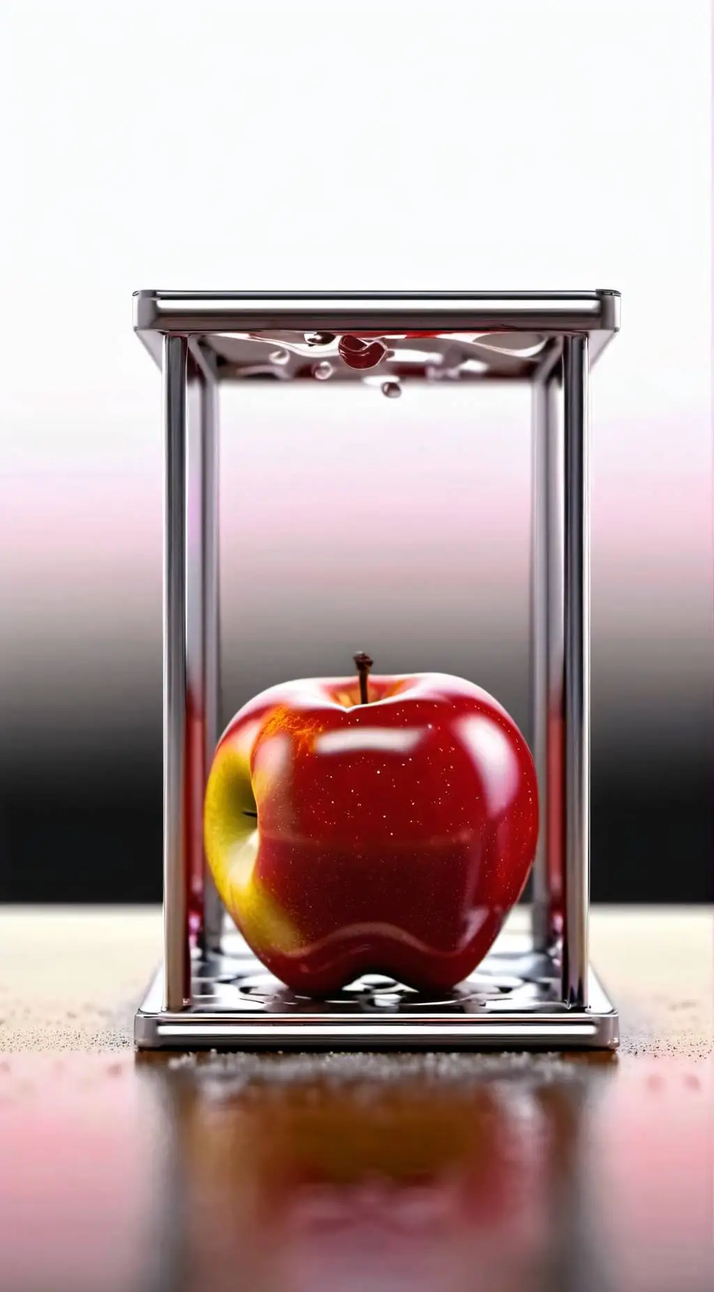 ai character: THE RIZZ APPLE background