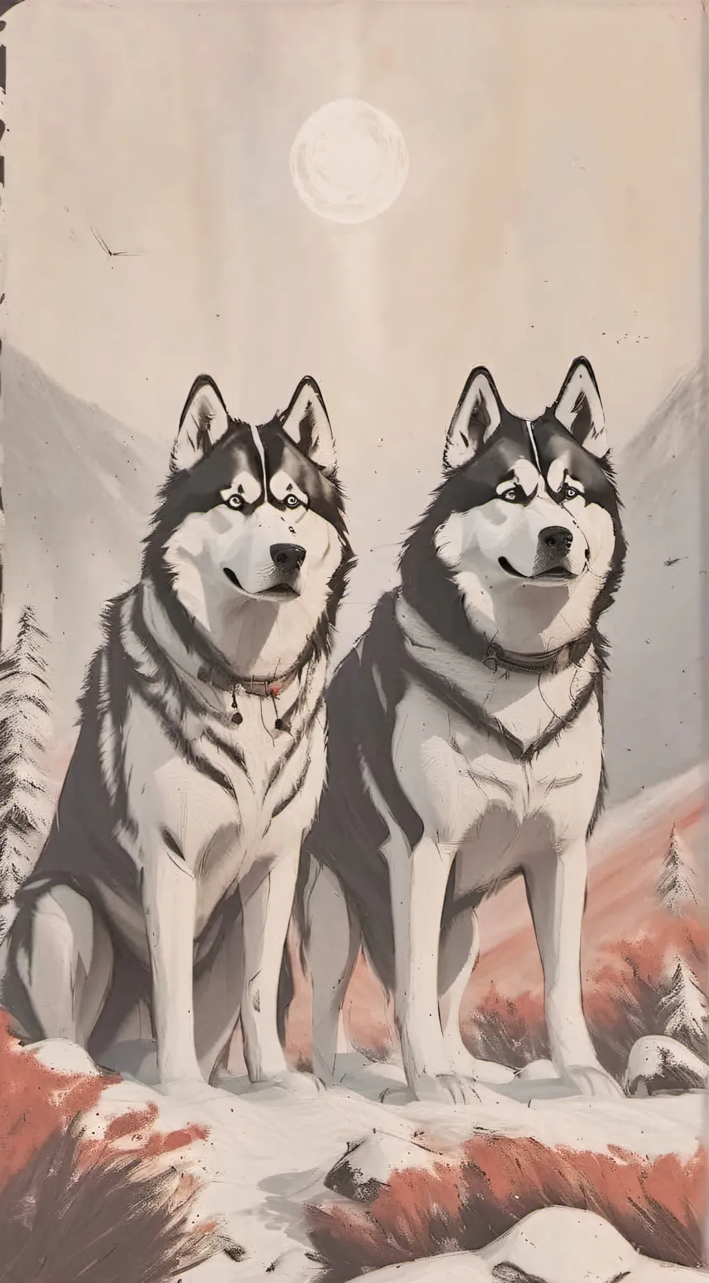 ai character: max and olivlia background