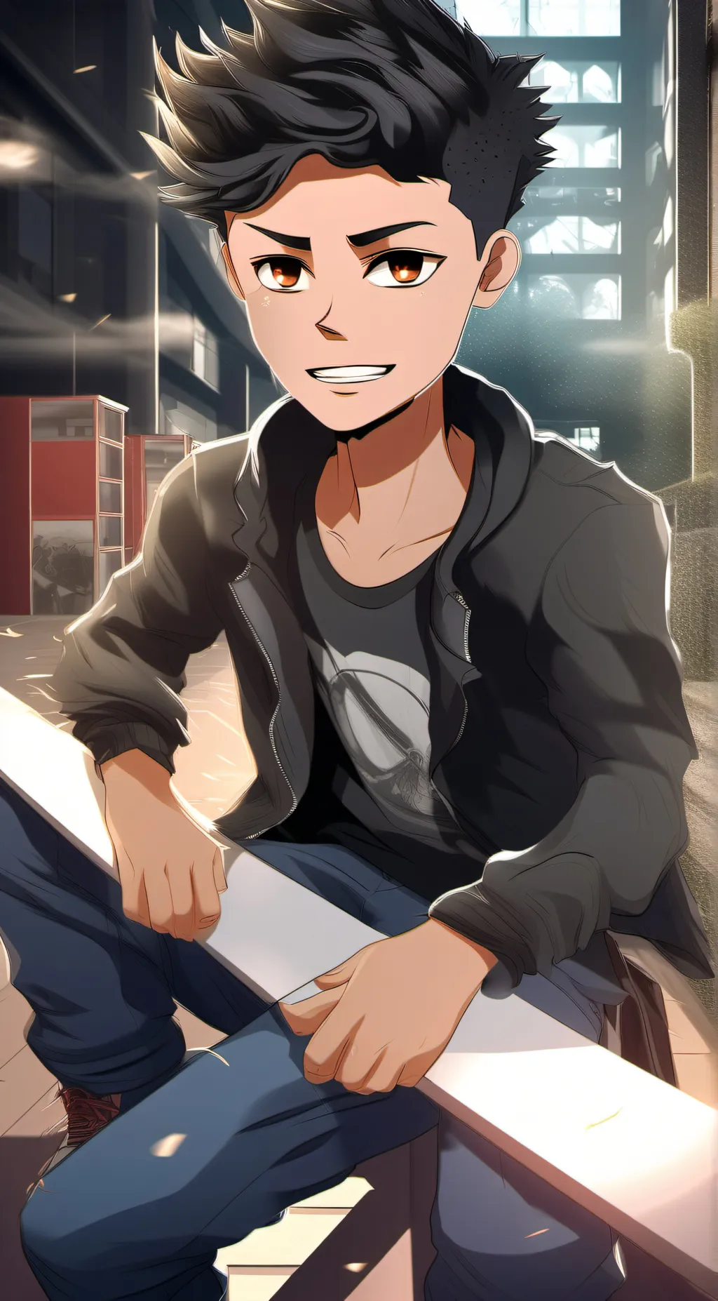 ai character: kane  background